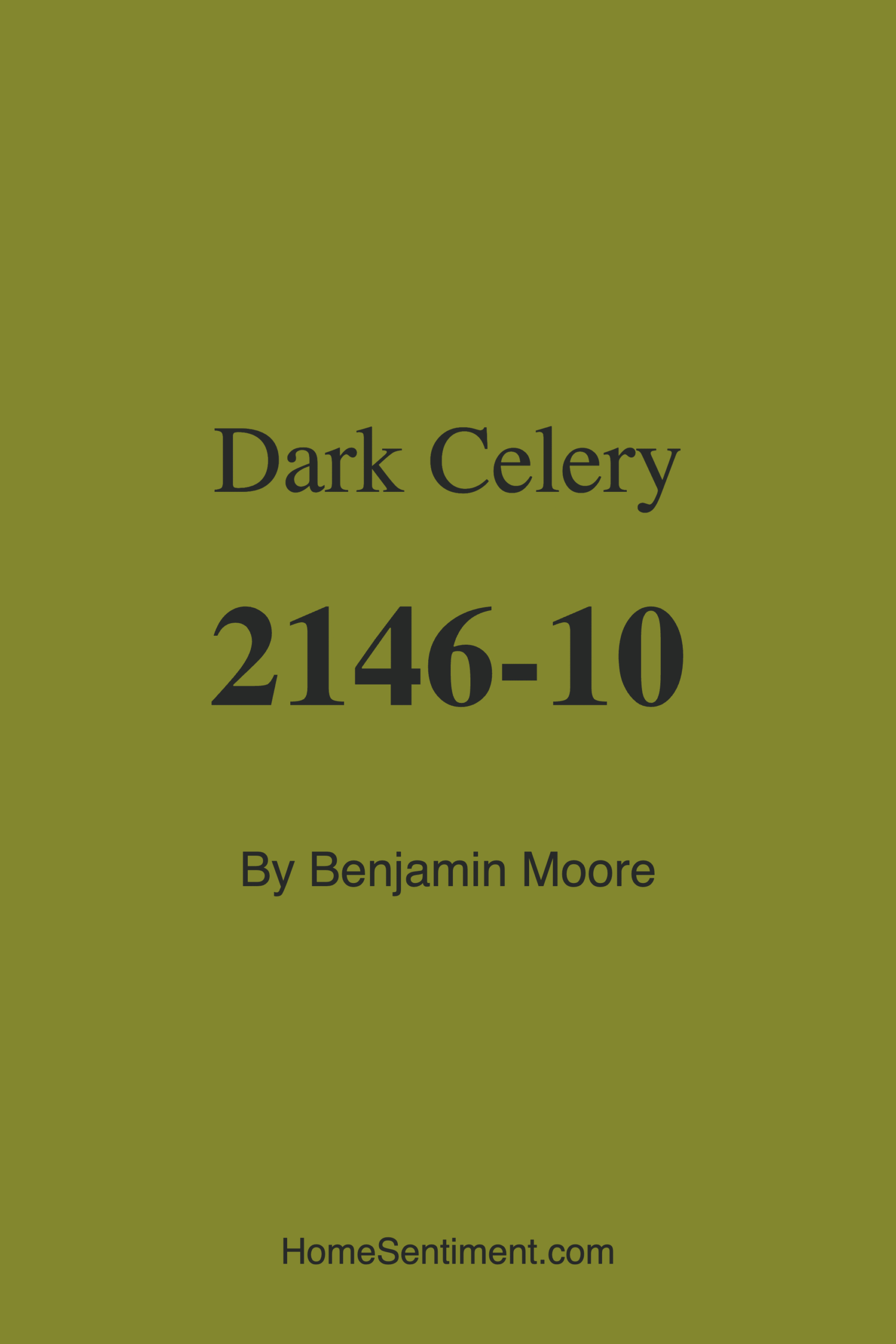 Dark Celery 2146-10 by Benjamin Moore