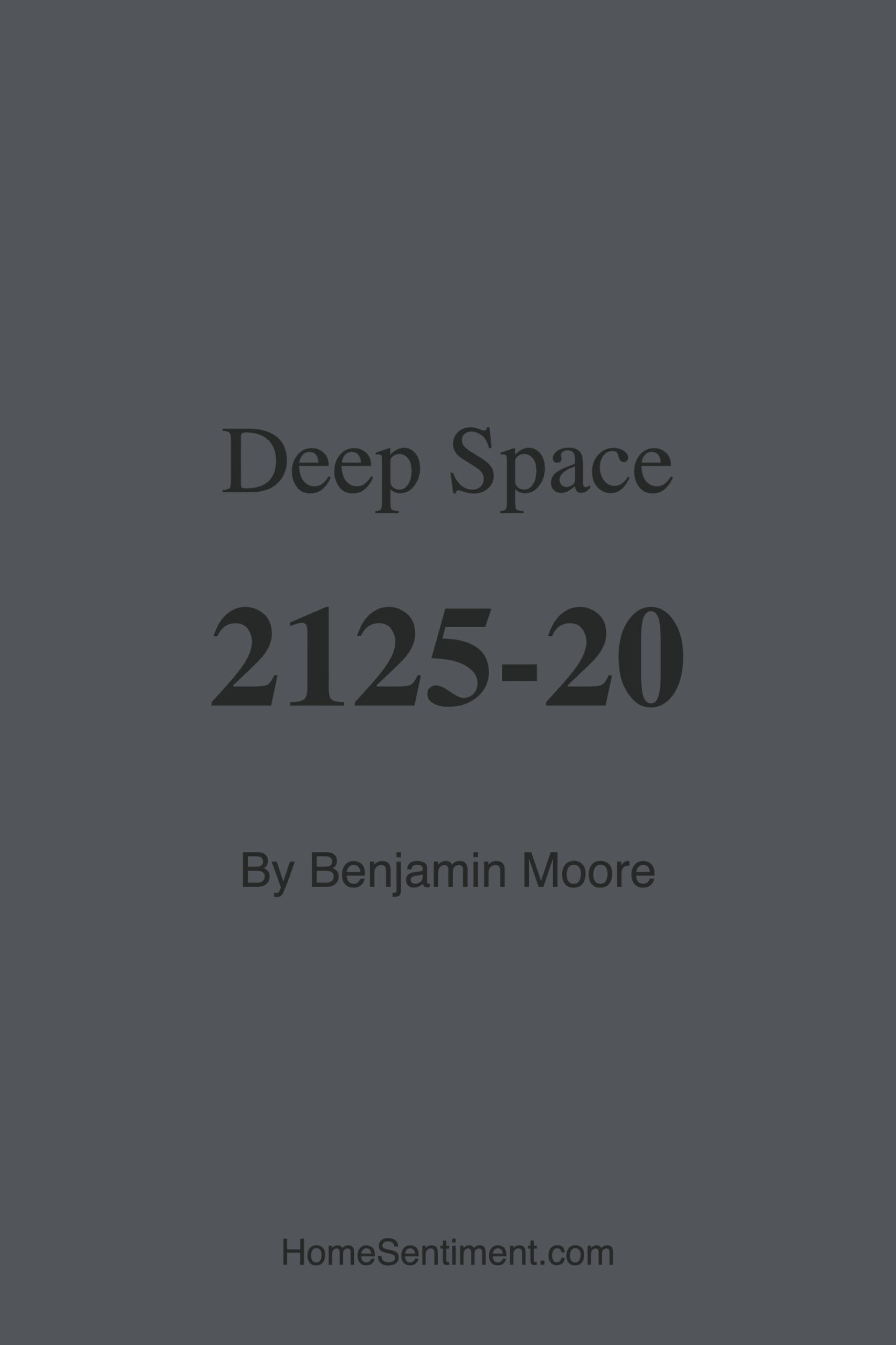Deep Space 2125-20 by Benjamin Moore