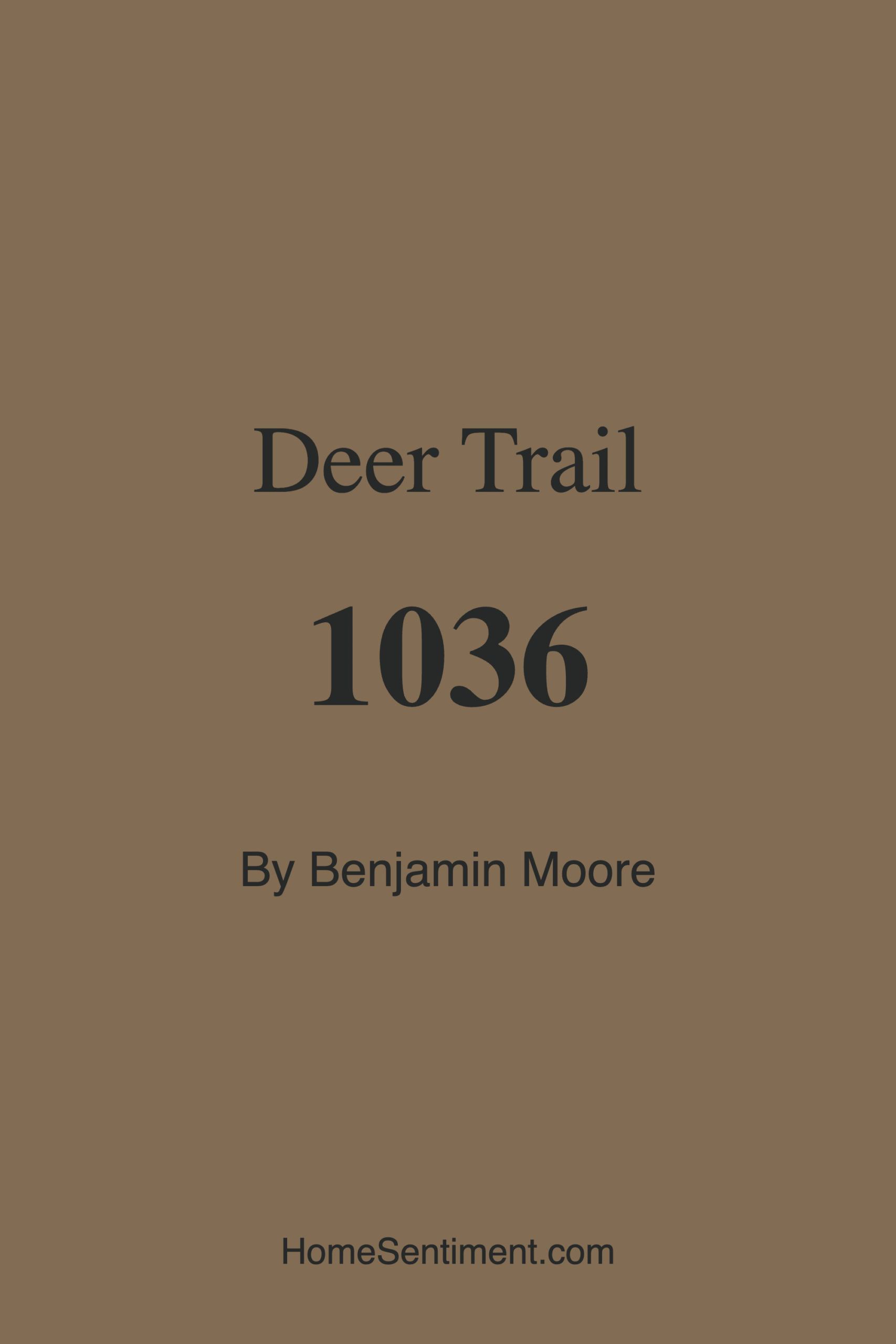Deer Trail 1036 by Benjamin Moore