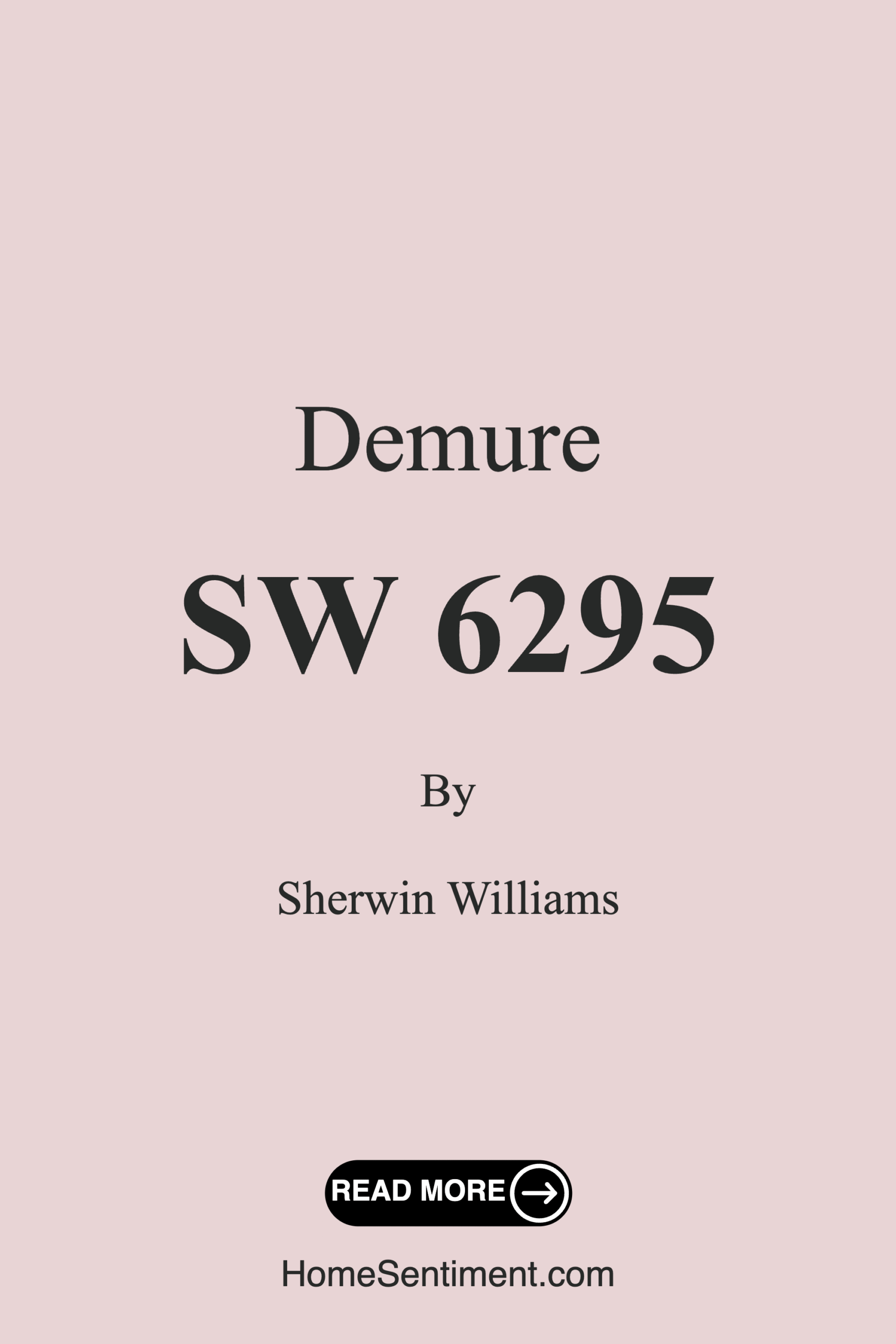 Demure SW 6295 by Sherwin Williams