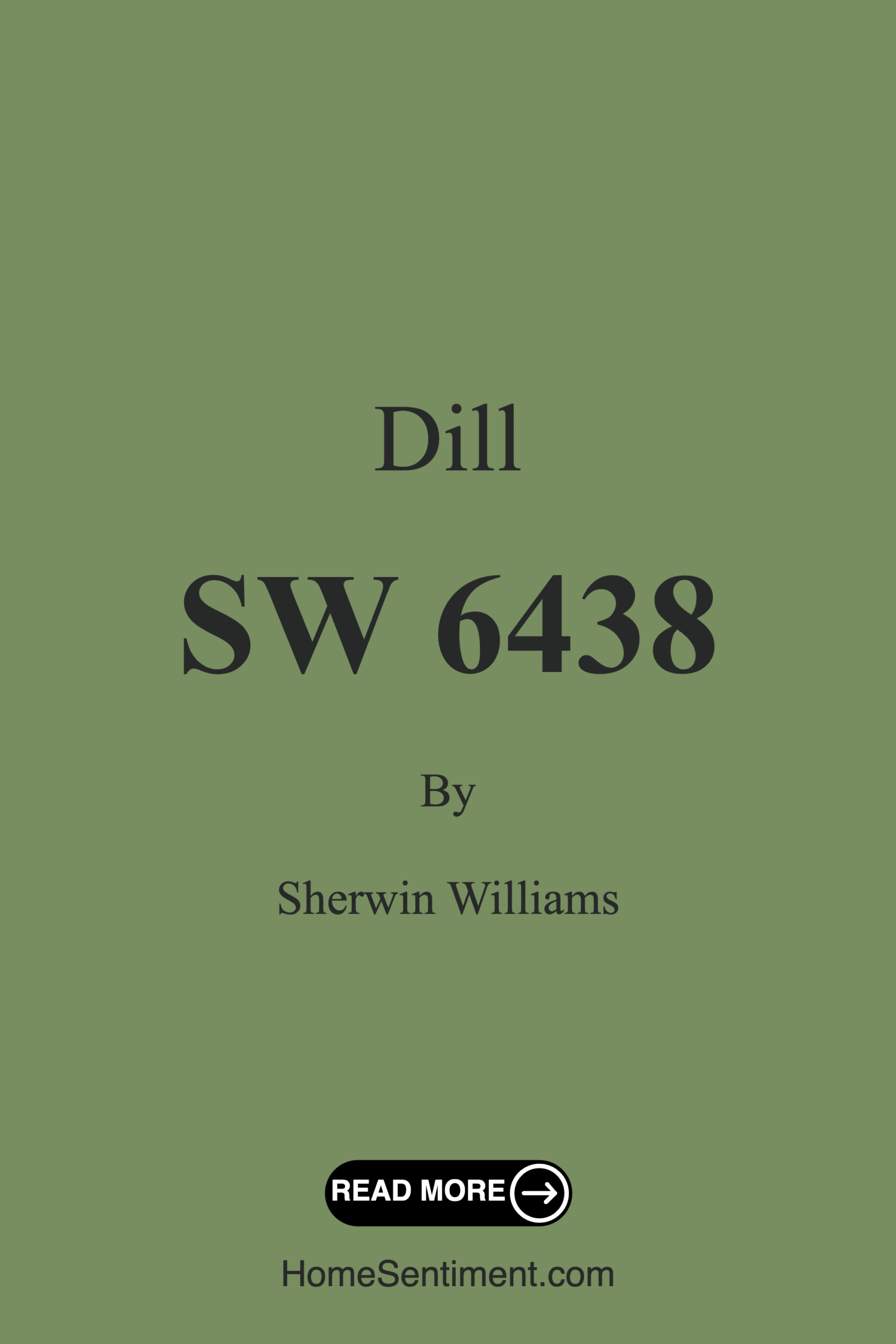 Dill SW 6438 by Sherwin Williams