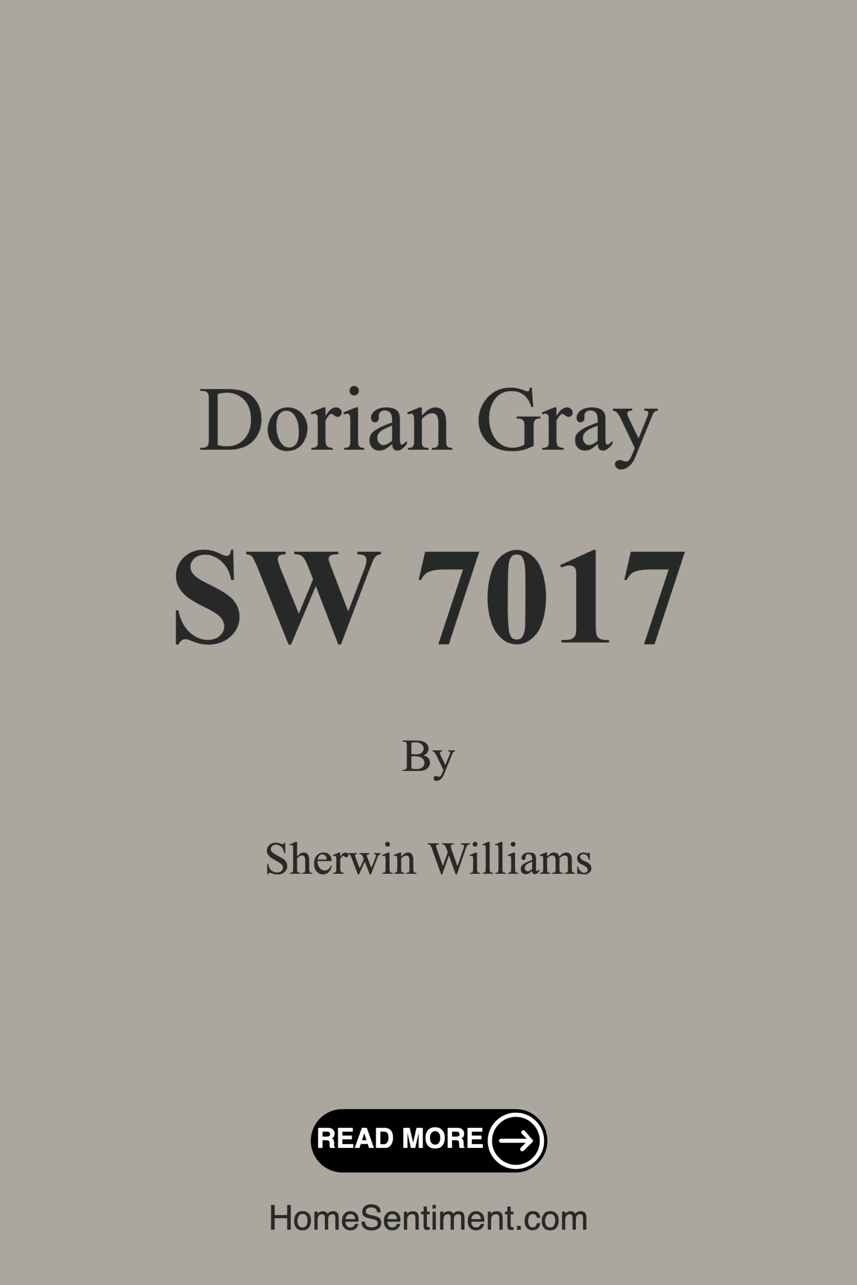 Dorian Gray SW 7017 by Sherwin Williams
