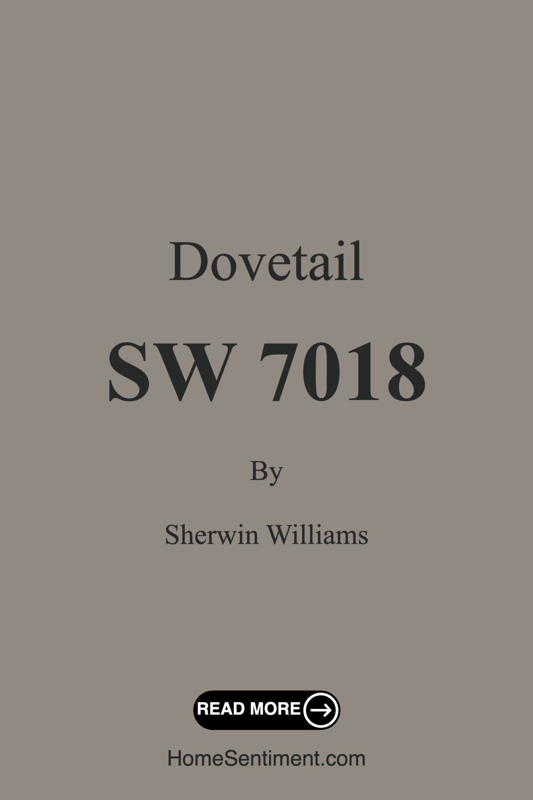 Dovetail SW 7018 by Sherwin Williams
