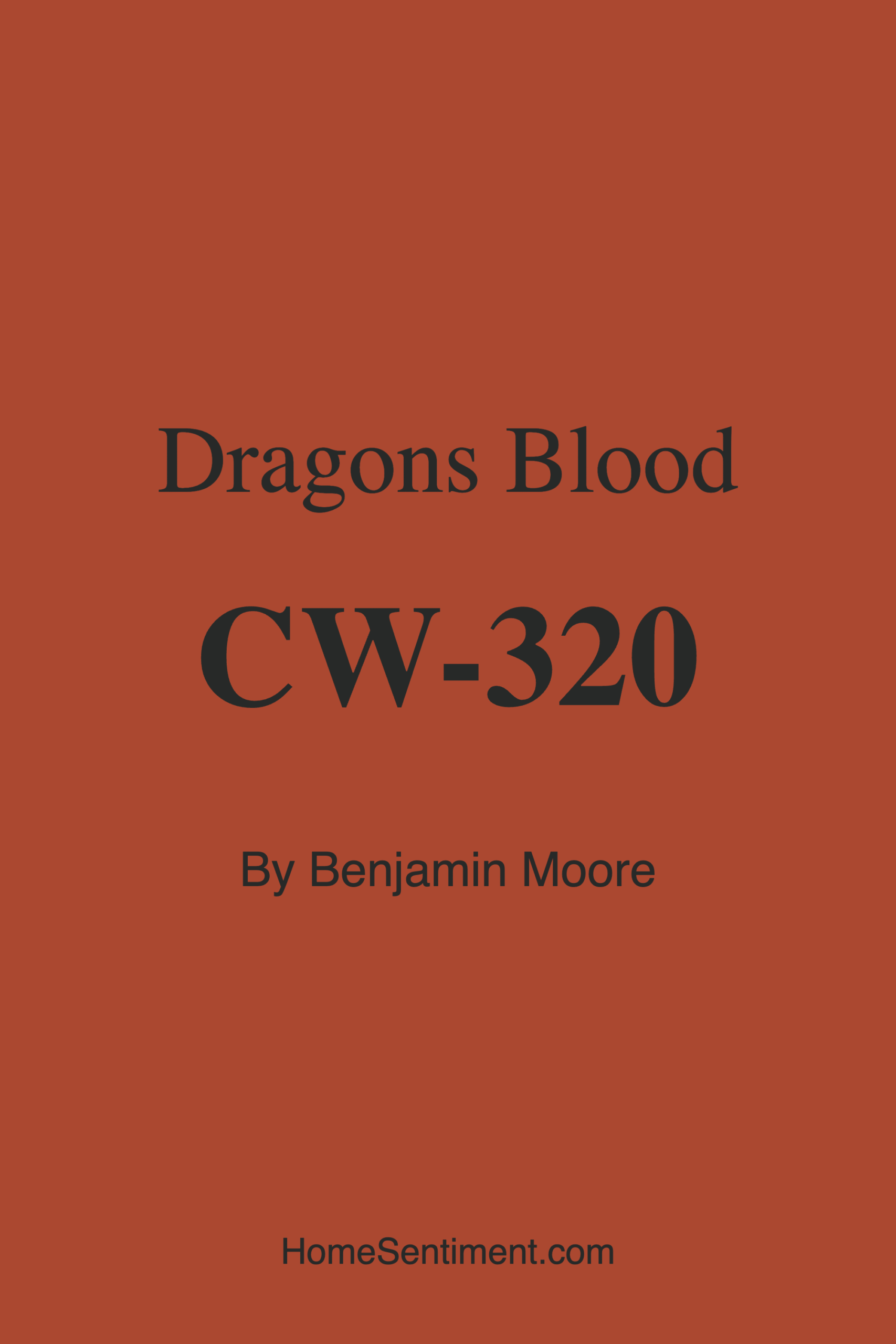 Dragons Blood CW-320 by Benjamin Moore