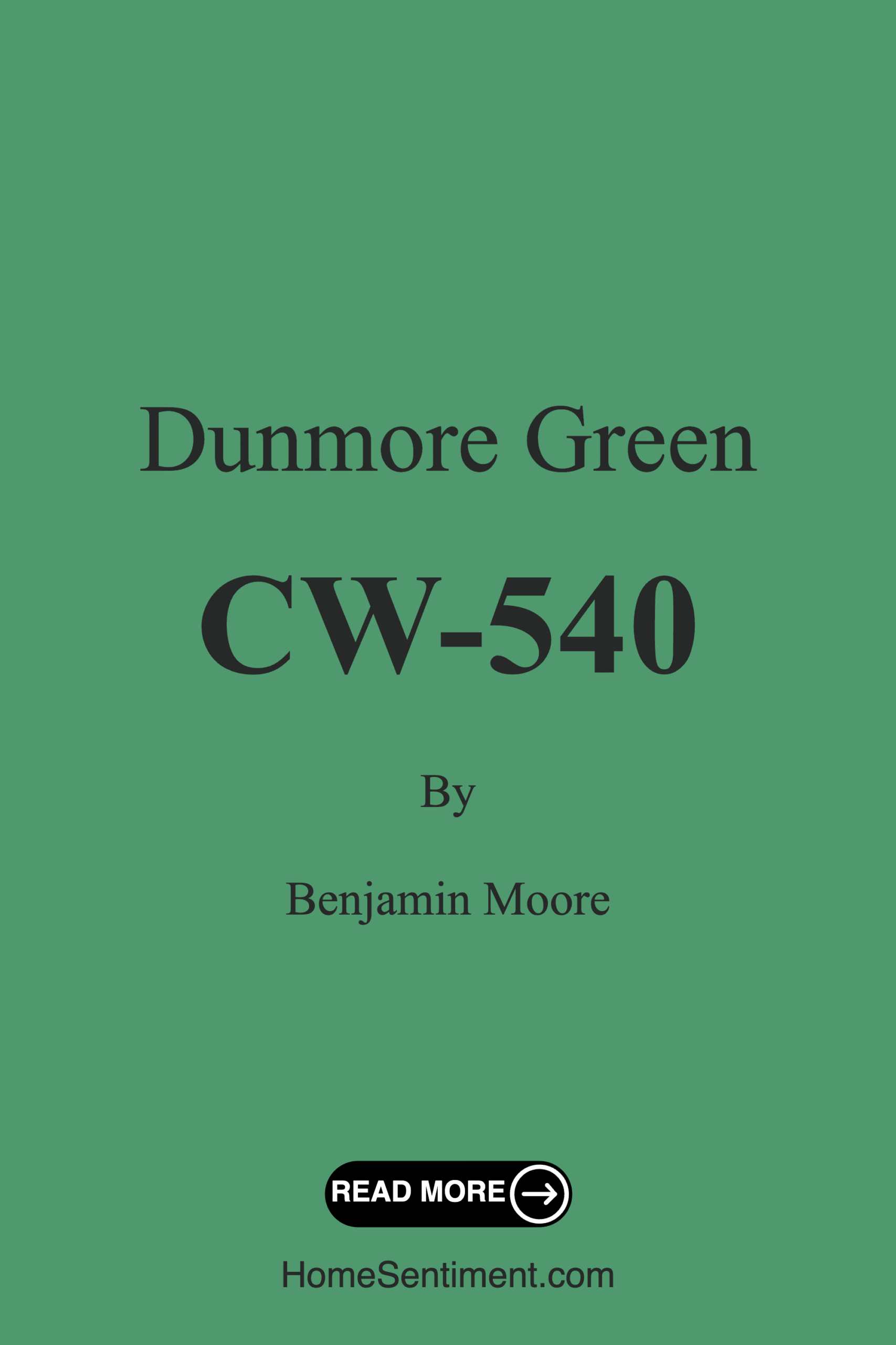 Dunmore Green CW-540 by Benjamin Moore