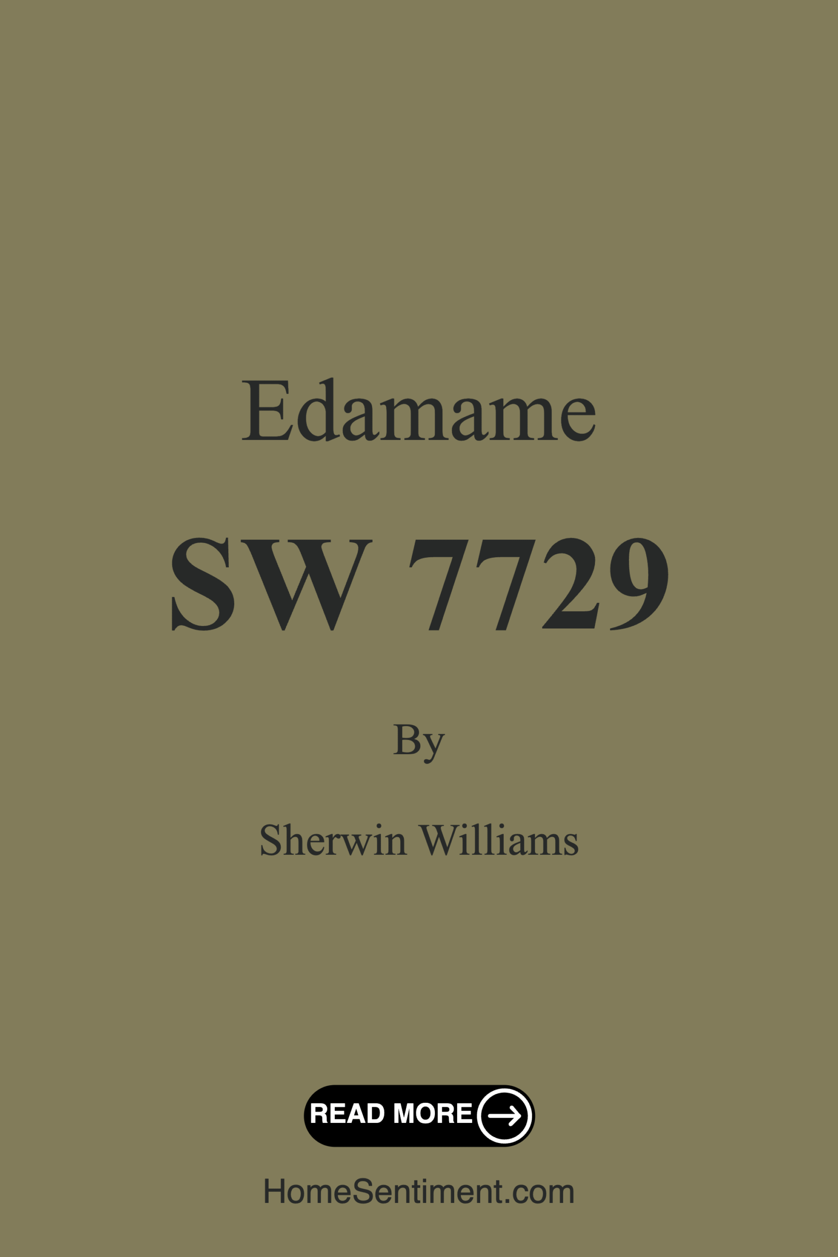 Edamame SW 7729 by Sherwin Williams
