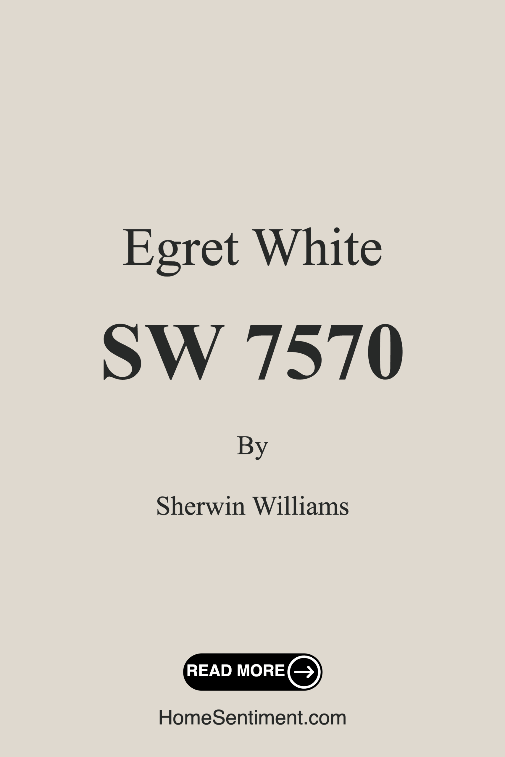 Egret White SW 7570 by Sherwin Williams