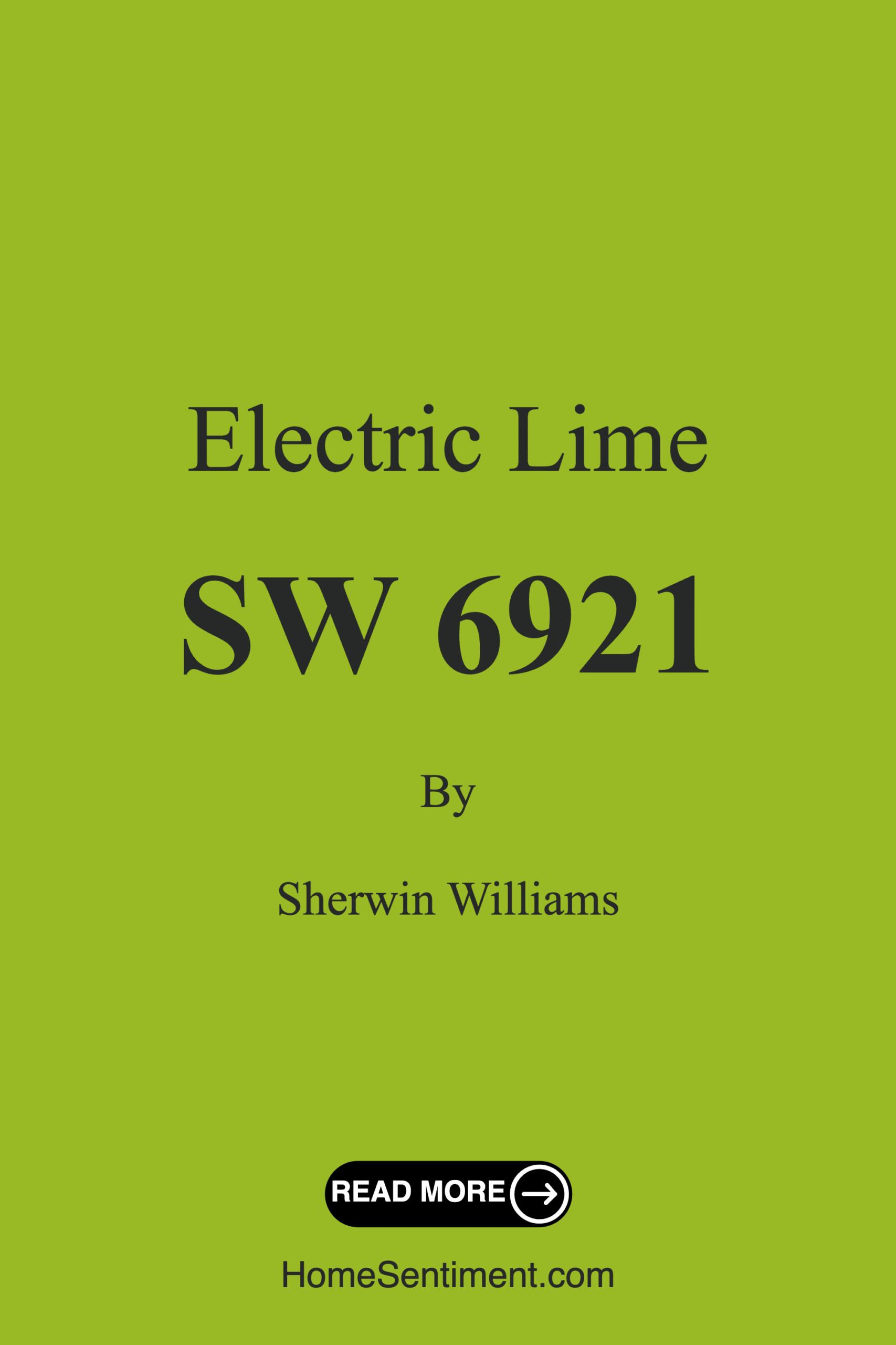 Electric Lime SW 6921 by Sherwin Williams