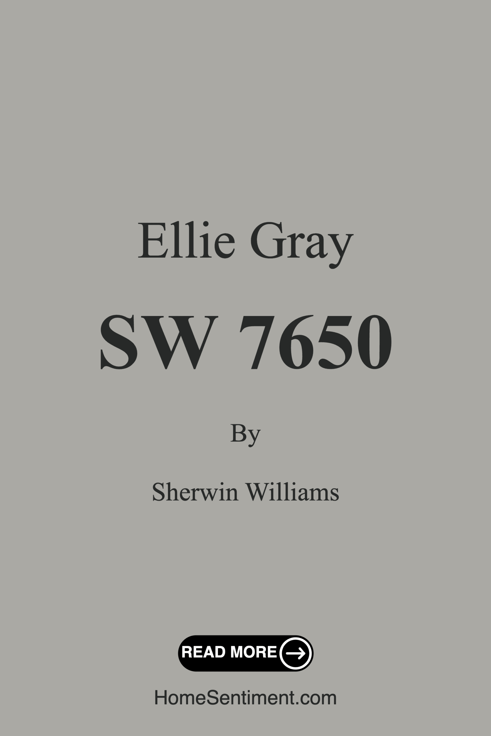 Ellie Gray SW 7650 by Sherwin Williams