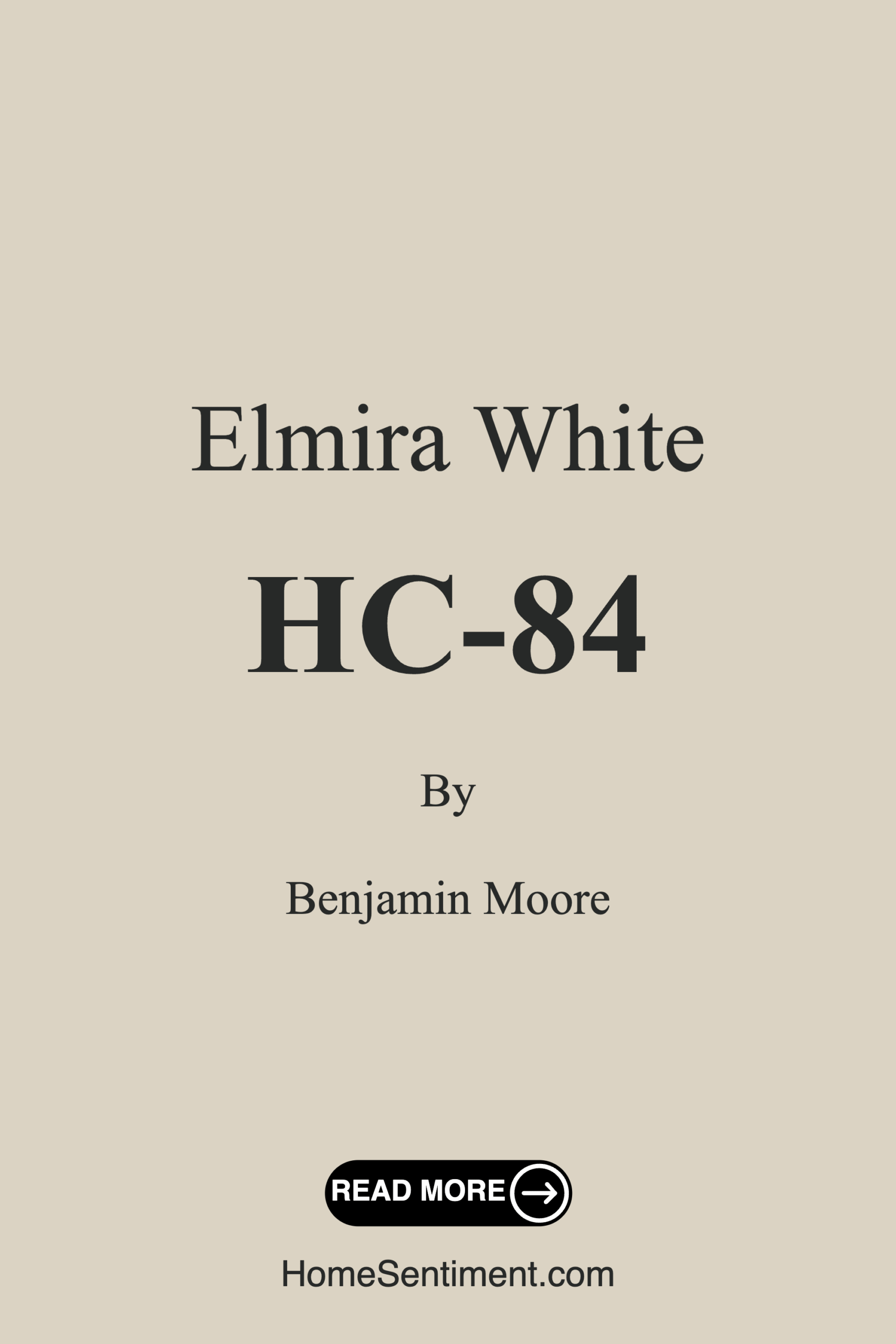 Elmira White HC-84 by Benjamin Moore