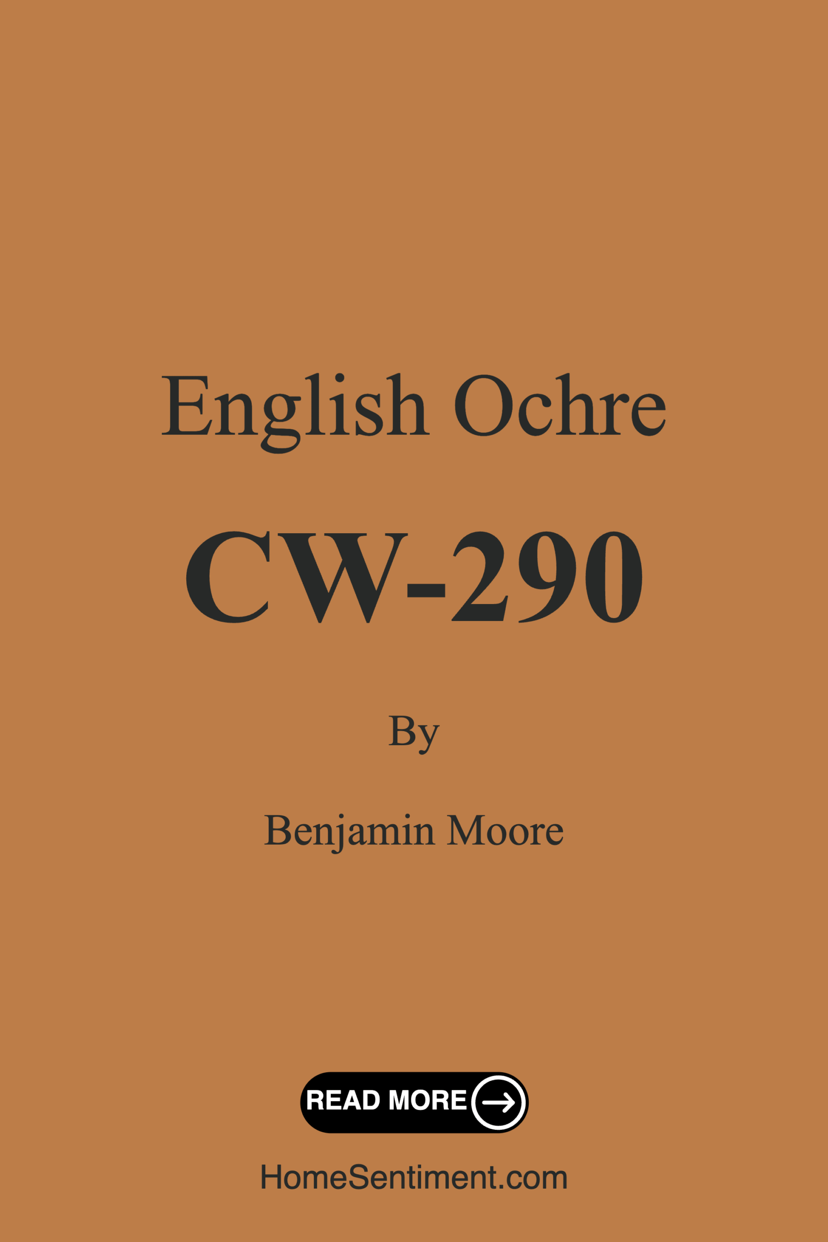English Ochre CW-290 by Benjamin Moore