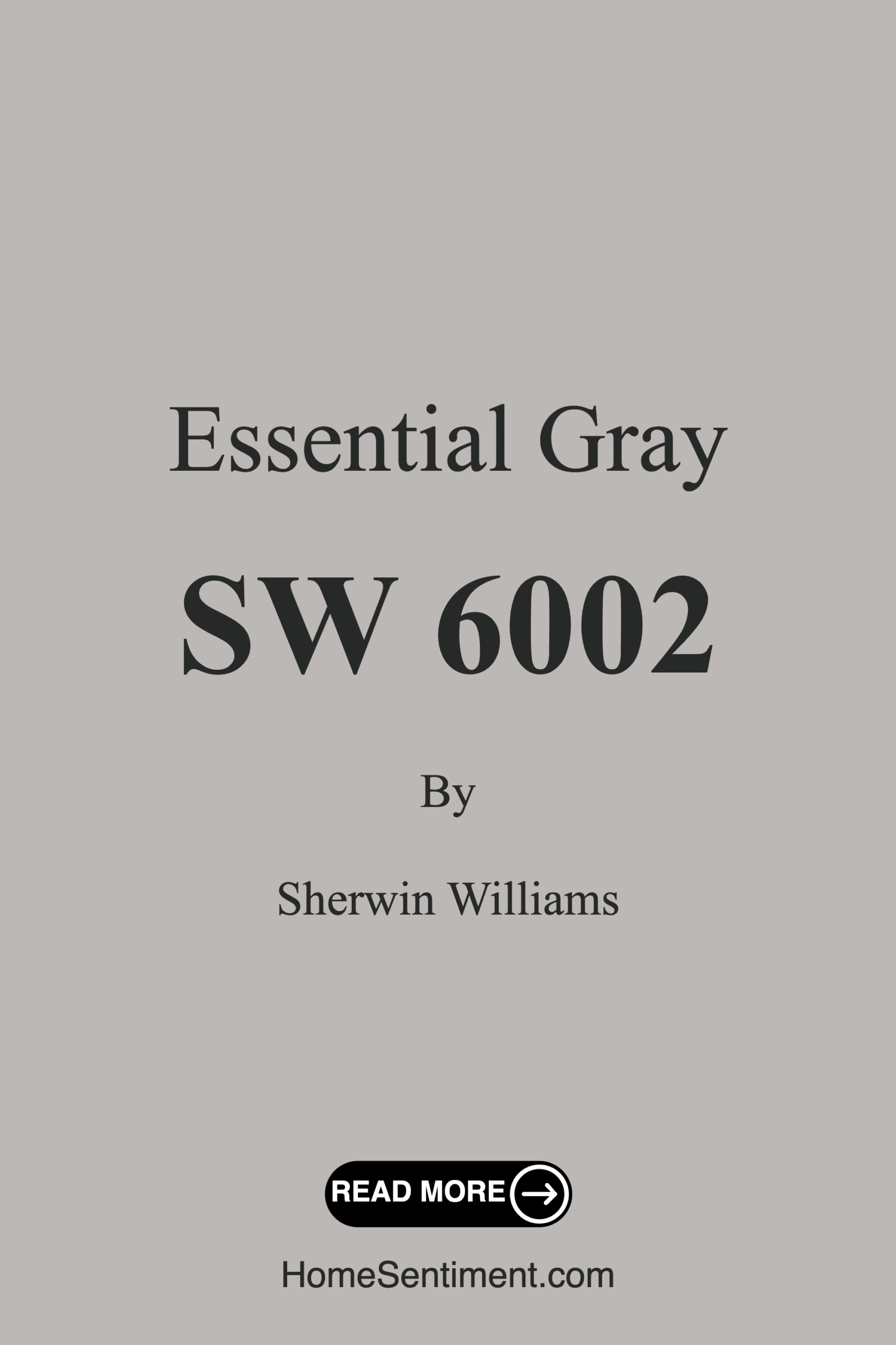 Essential Gray SW 6002 by Sherwin Williams