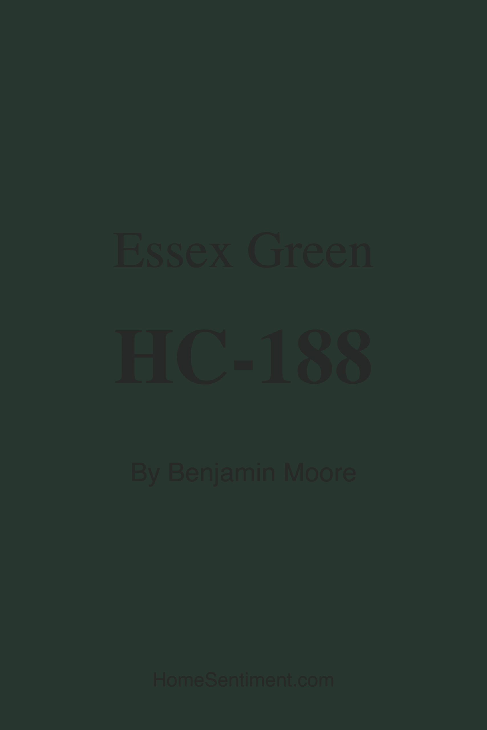 Essex Green HC-188 by Benjamin Moore