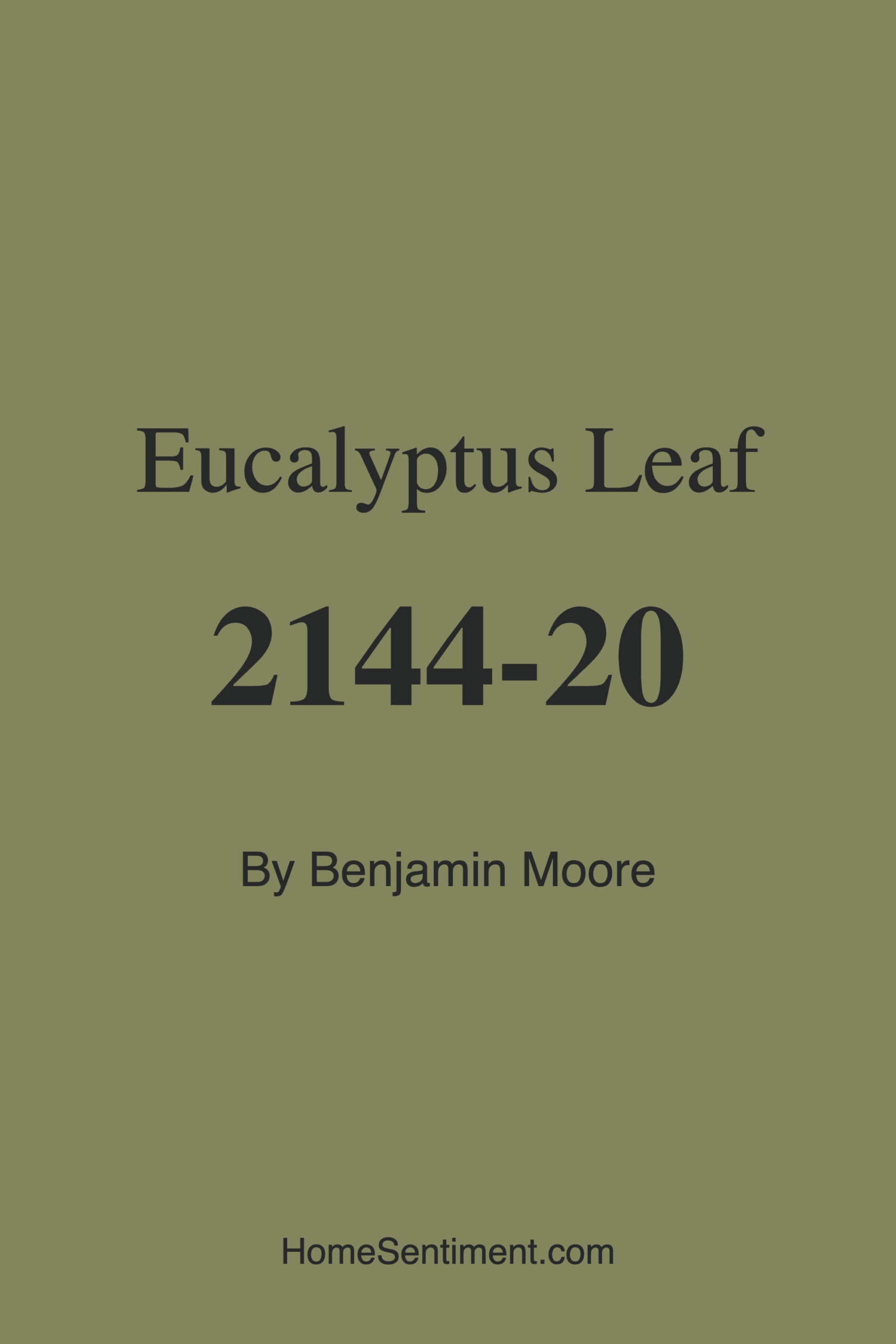 Eucalyptus Leaf 2144-20 by Benjamin Moore