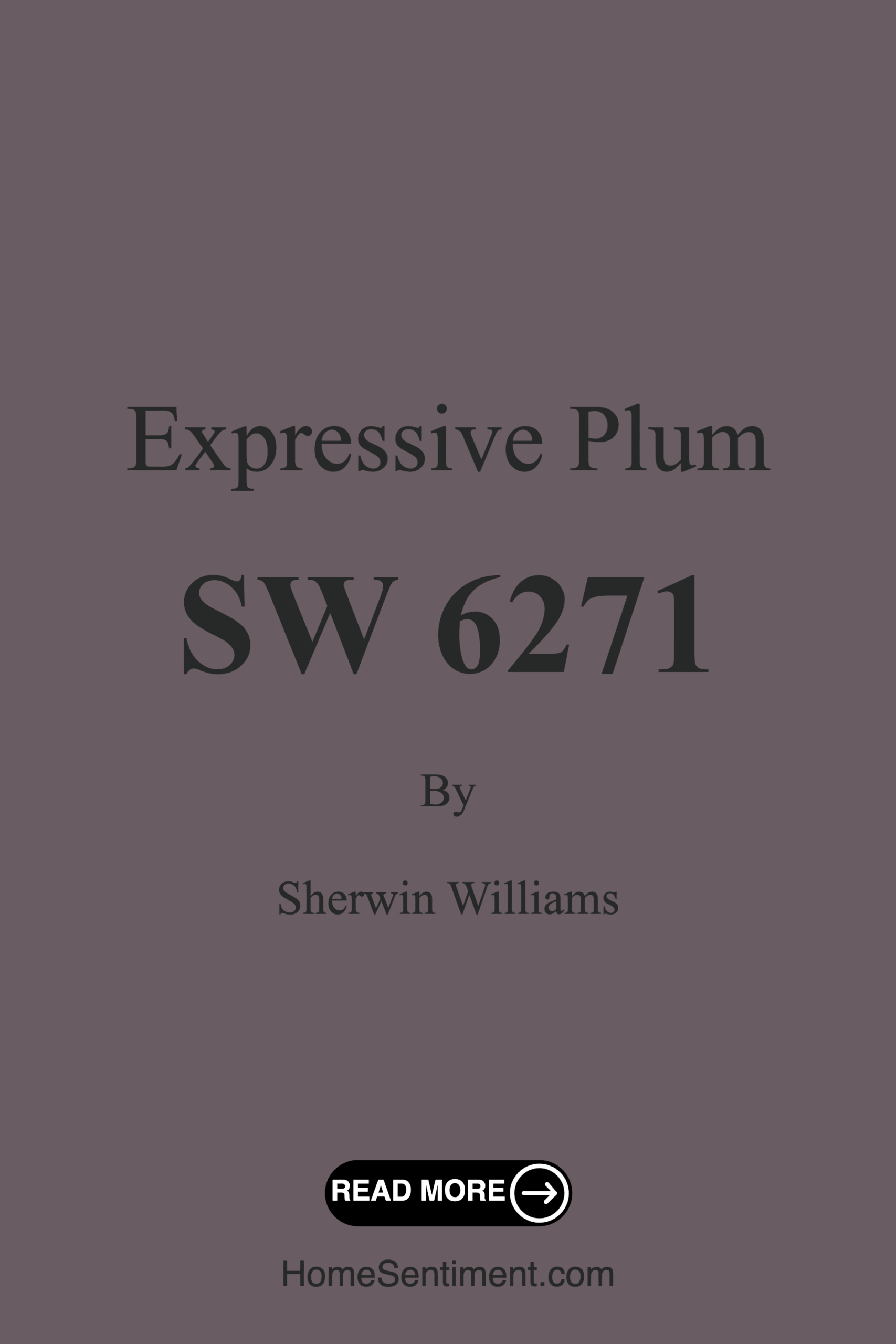 Expressive Plum SW 6271 by Sherwin Williams