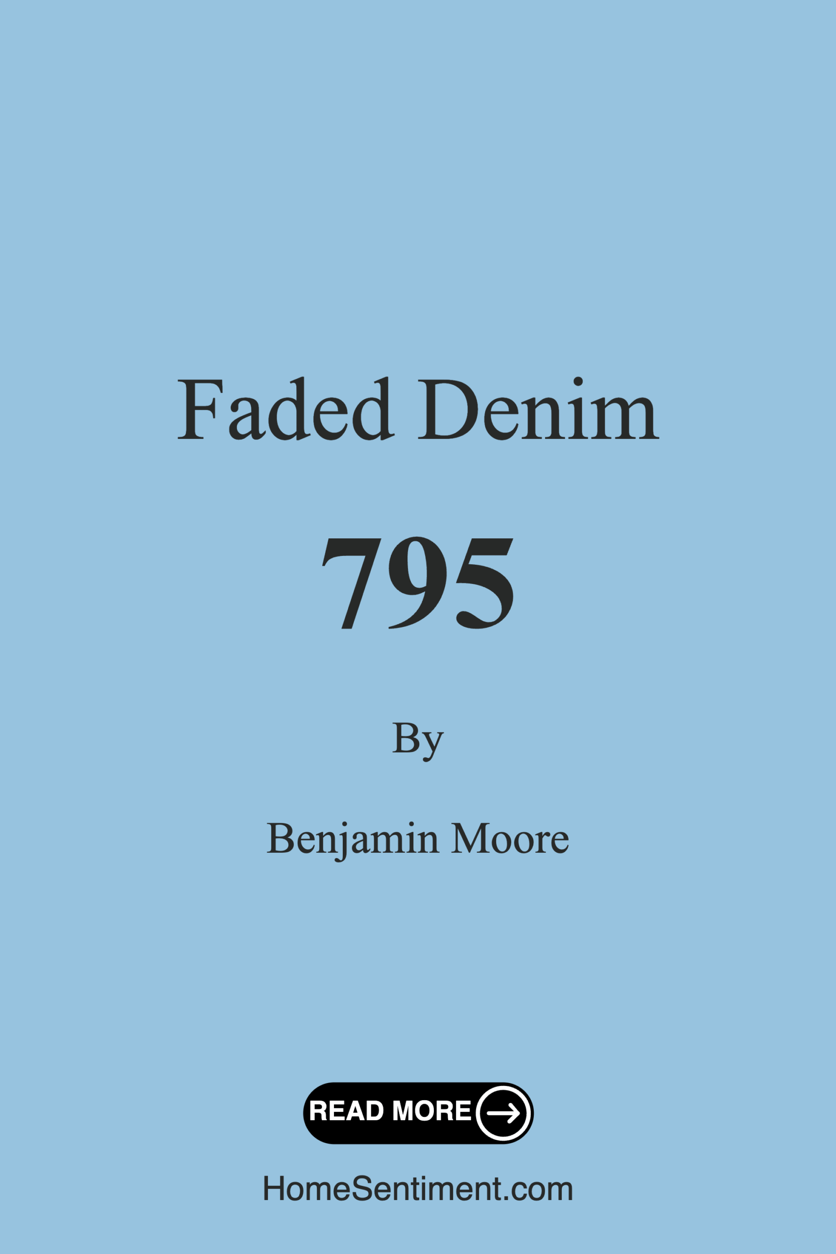 Faded Denim 795 by Benjamin Moore