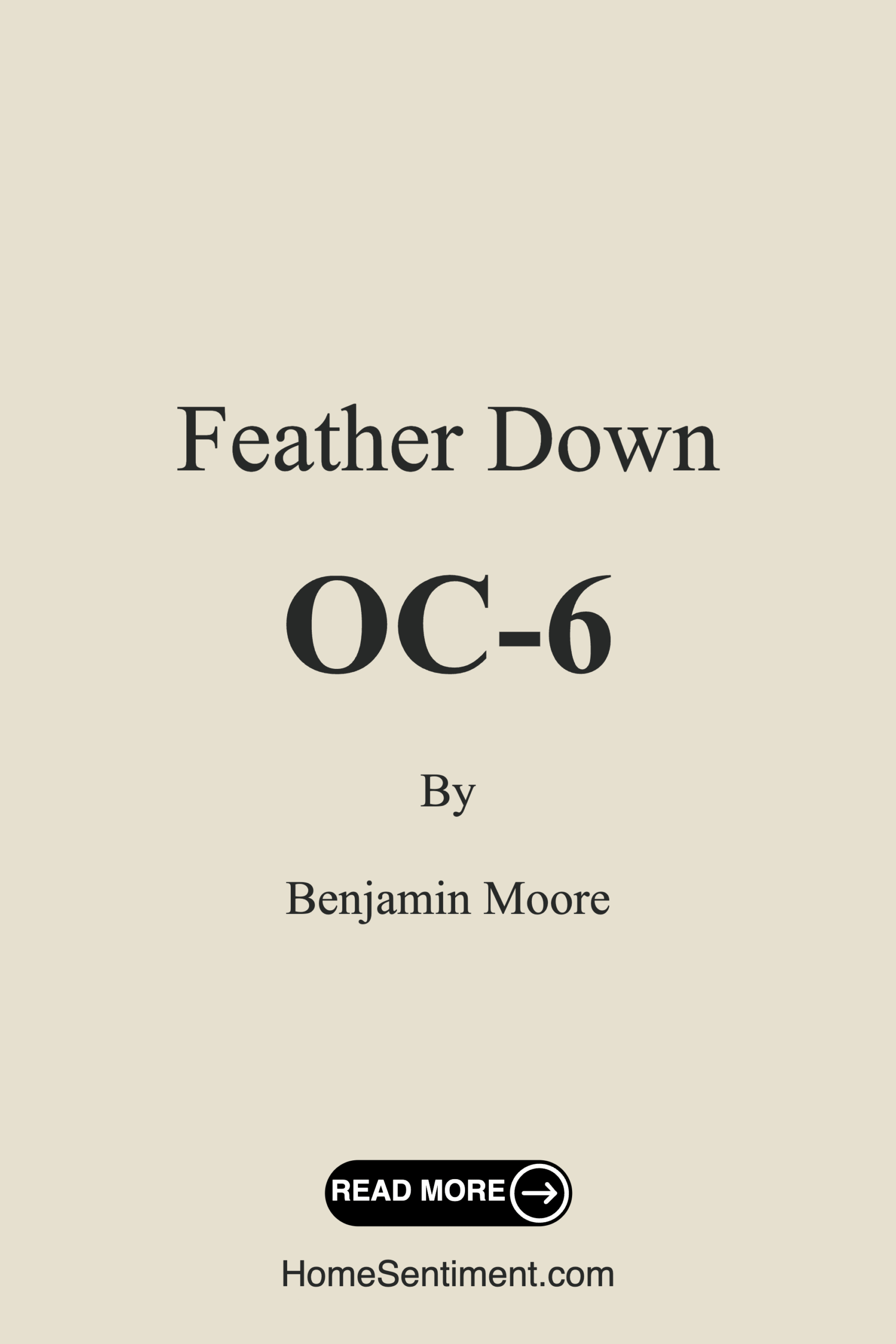 Feather Down OC-6 by Benjamin Moore