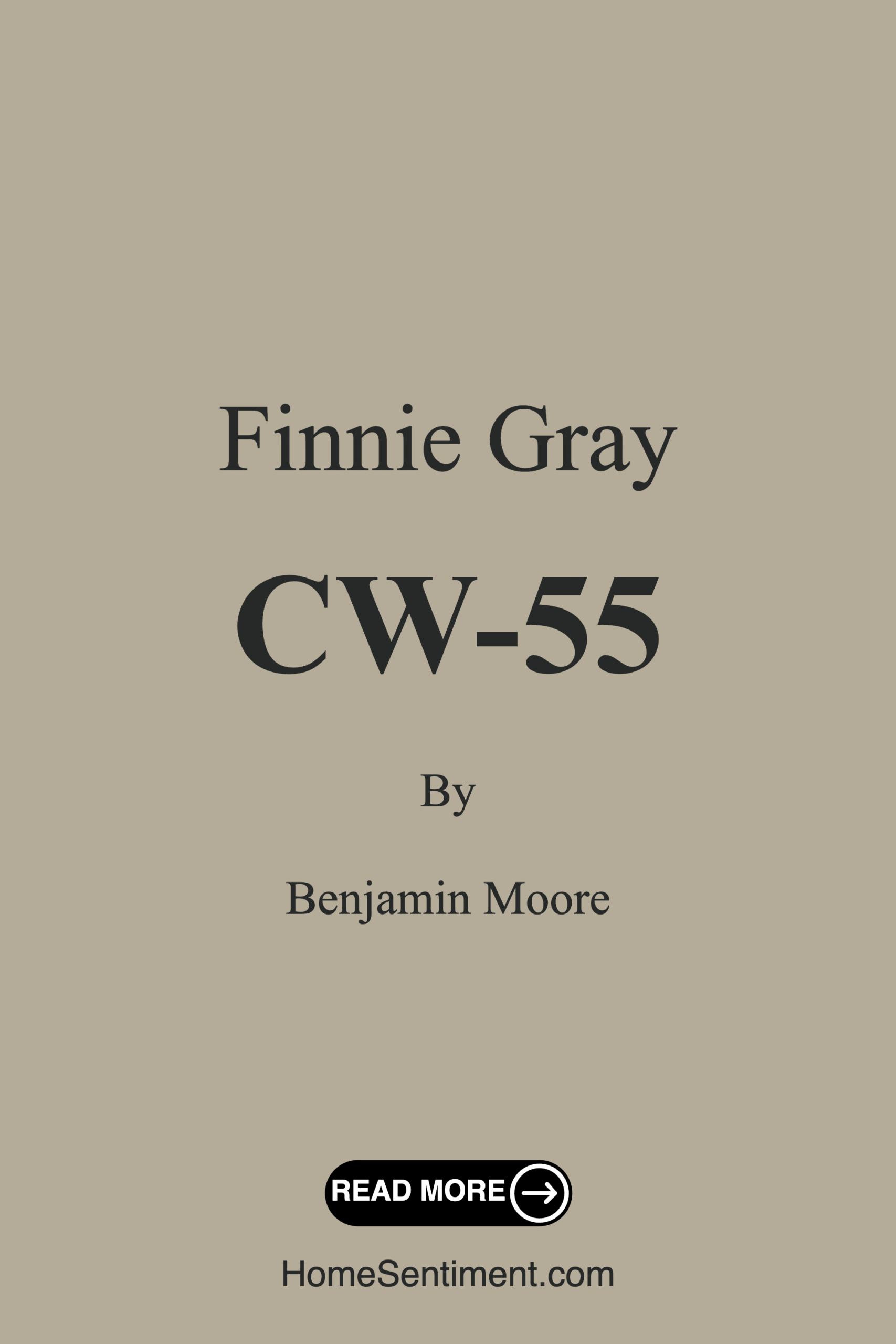 Finnie Gray CW-55 by Benjamin Moore