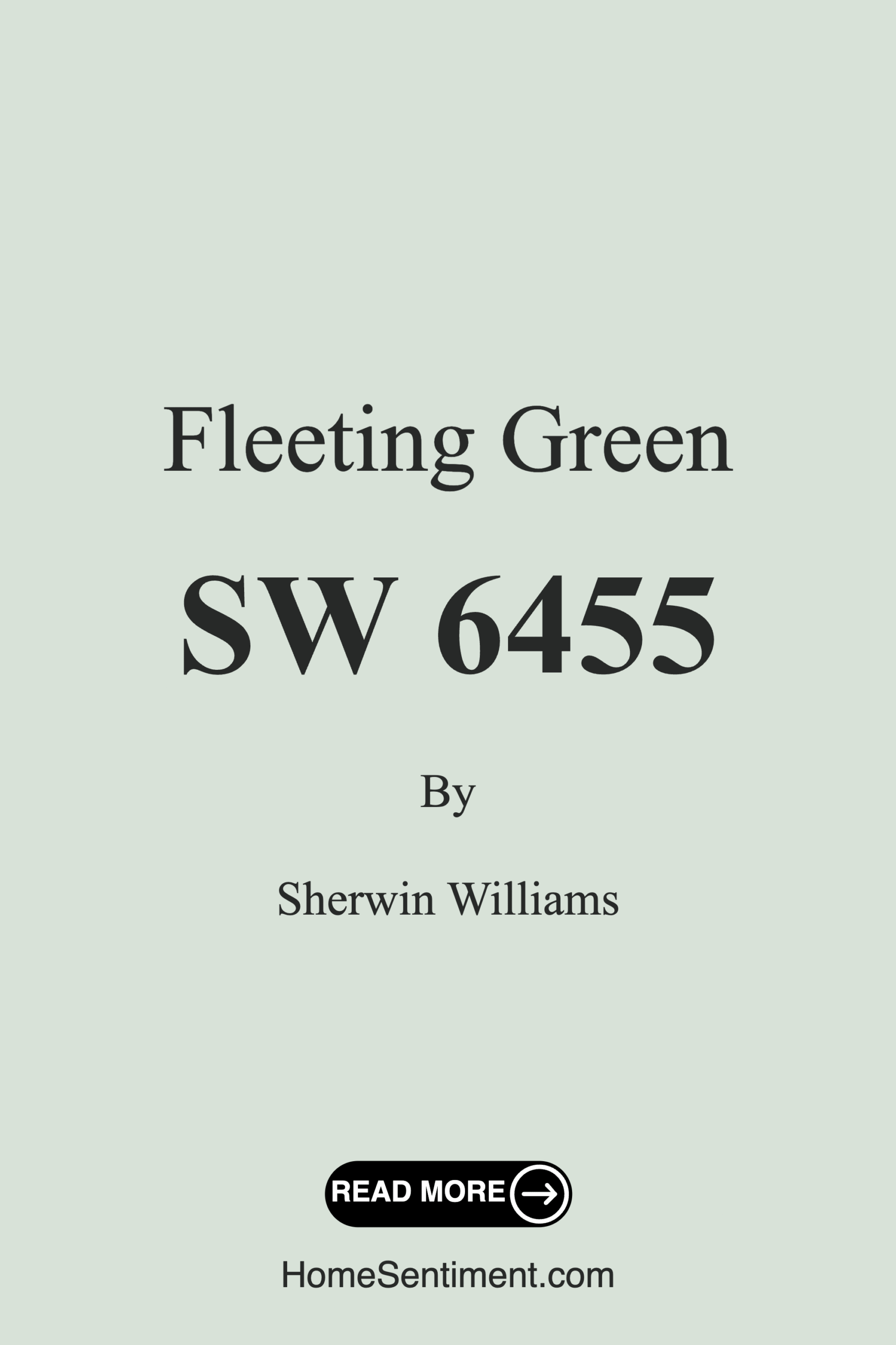 Fleeting Green SW 6455 by Sherwin Williams