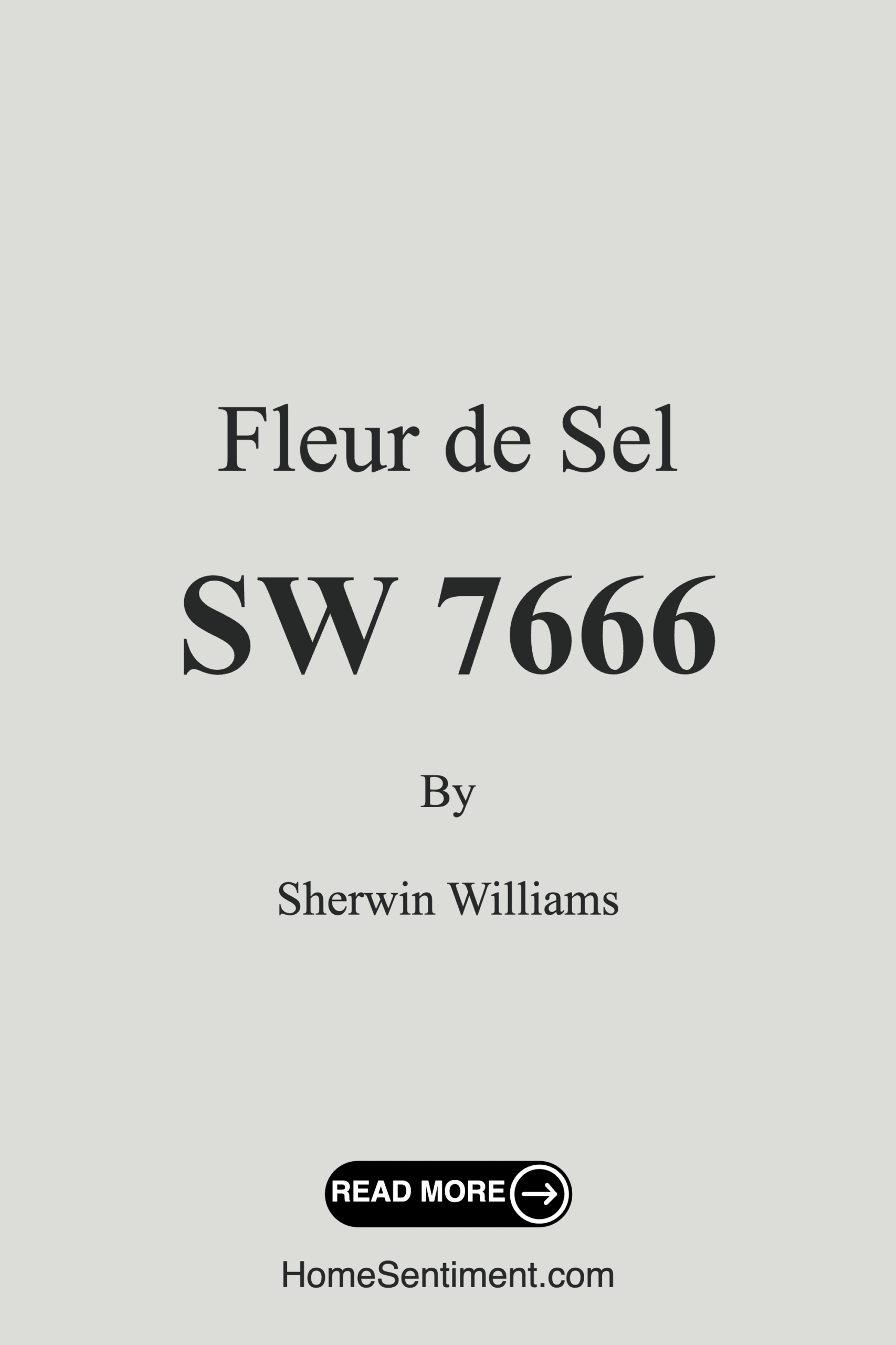 Fleur de Sel SW 7666 by Sherwin Williams