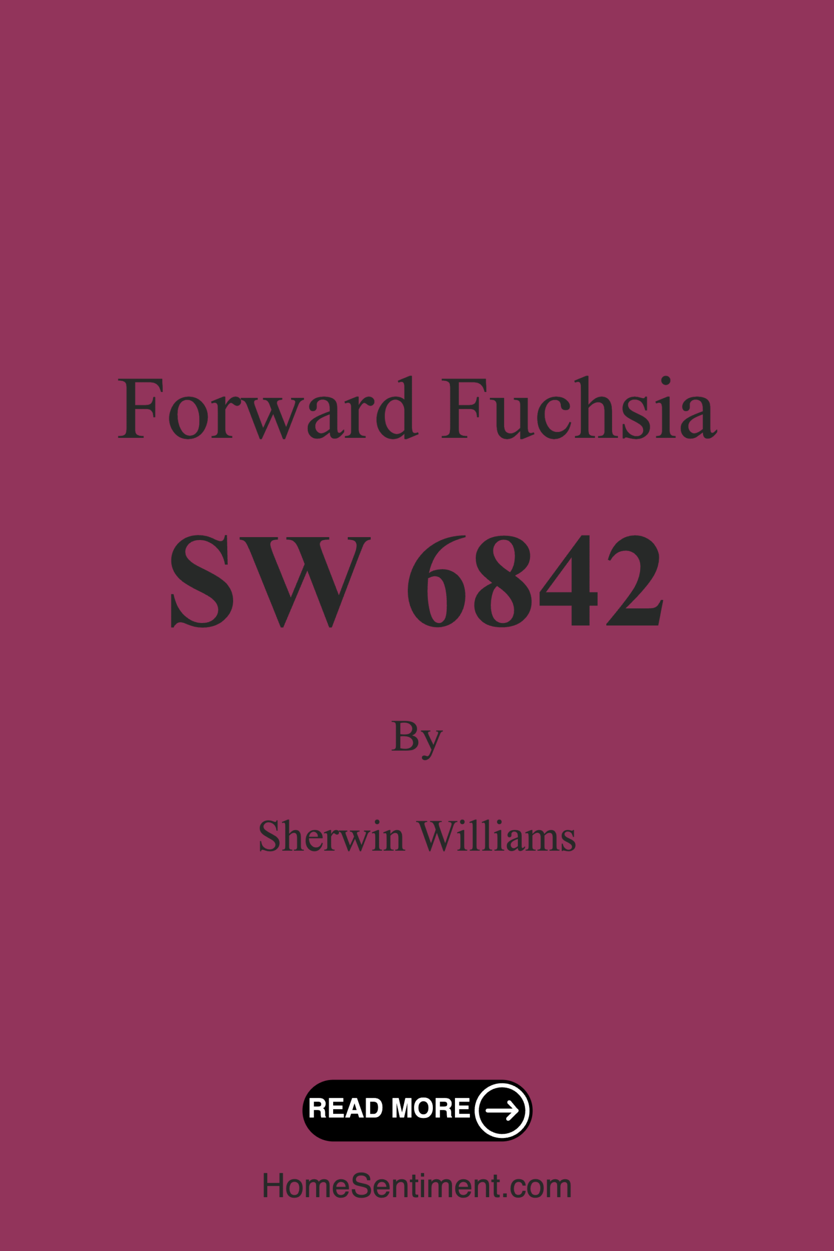 Forward Fuchsia SW 6842 by Sherwin Williams