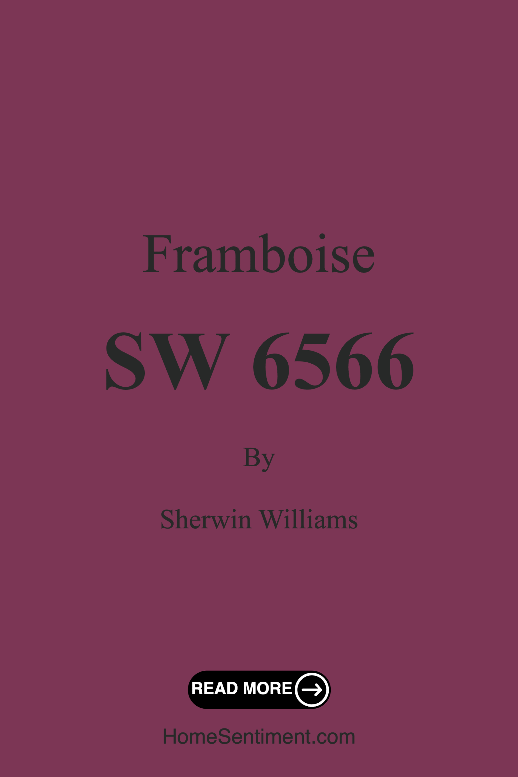 Framboise SW 6566 by Sherwin Williams