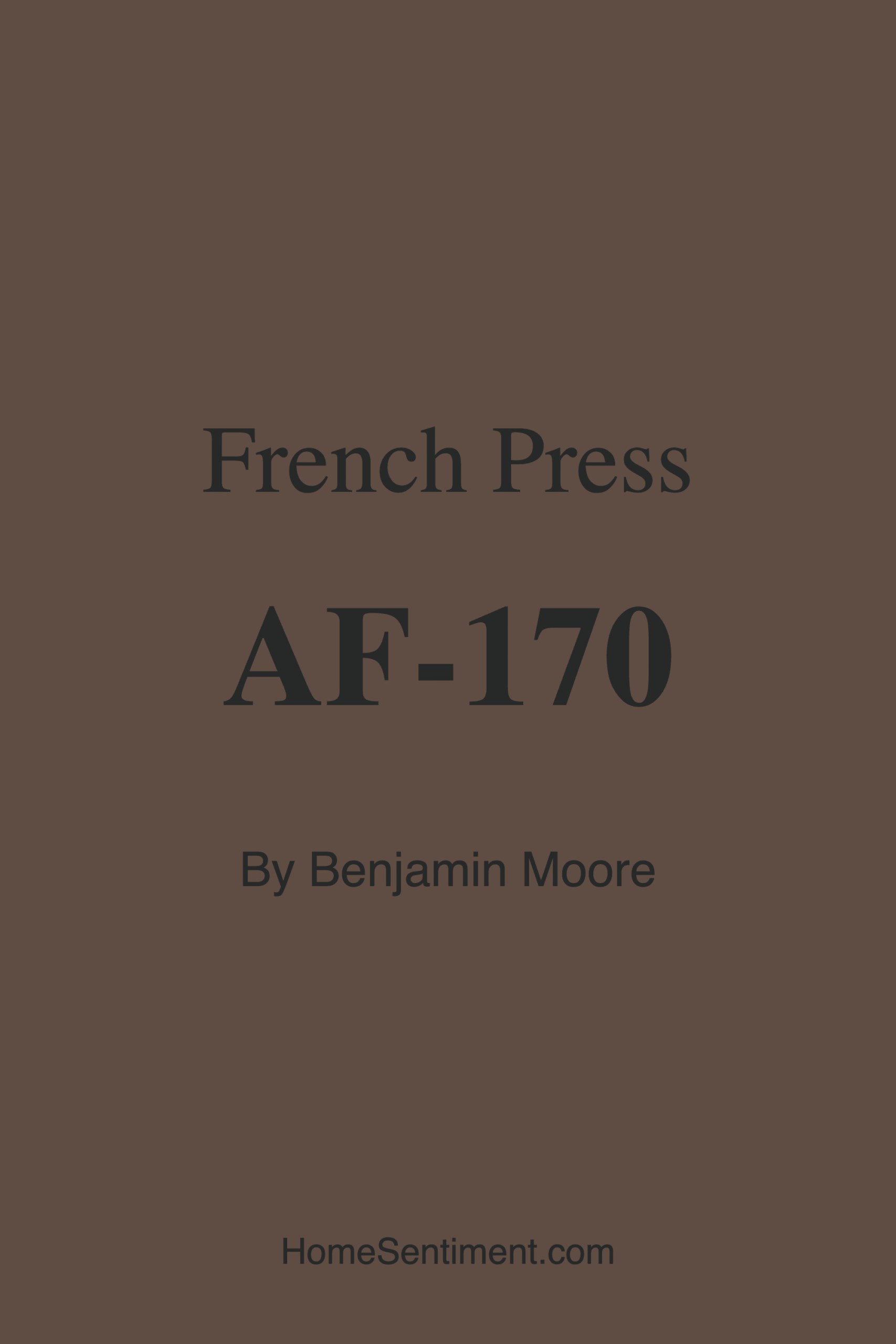 French Press AF-170 by Benjamin Moore