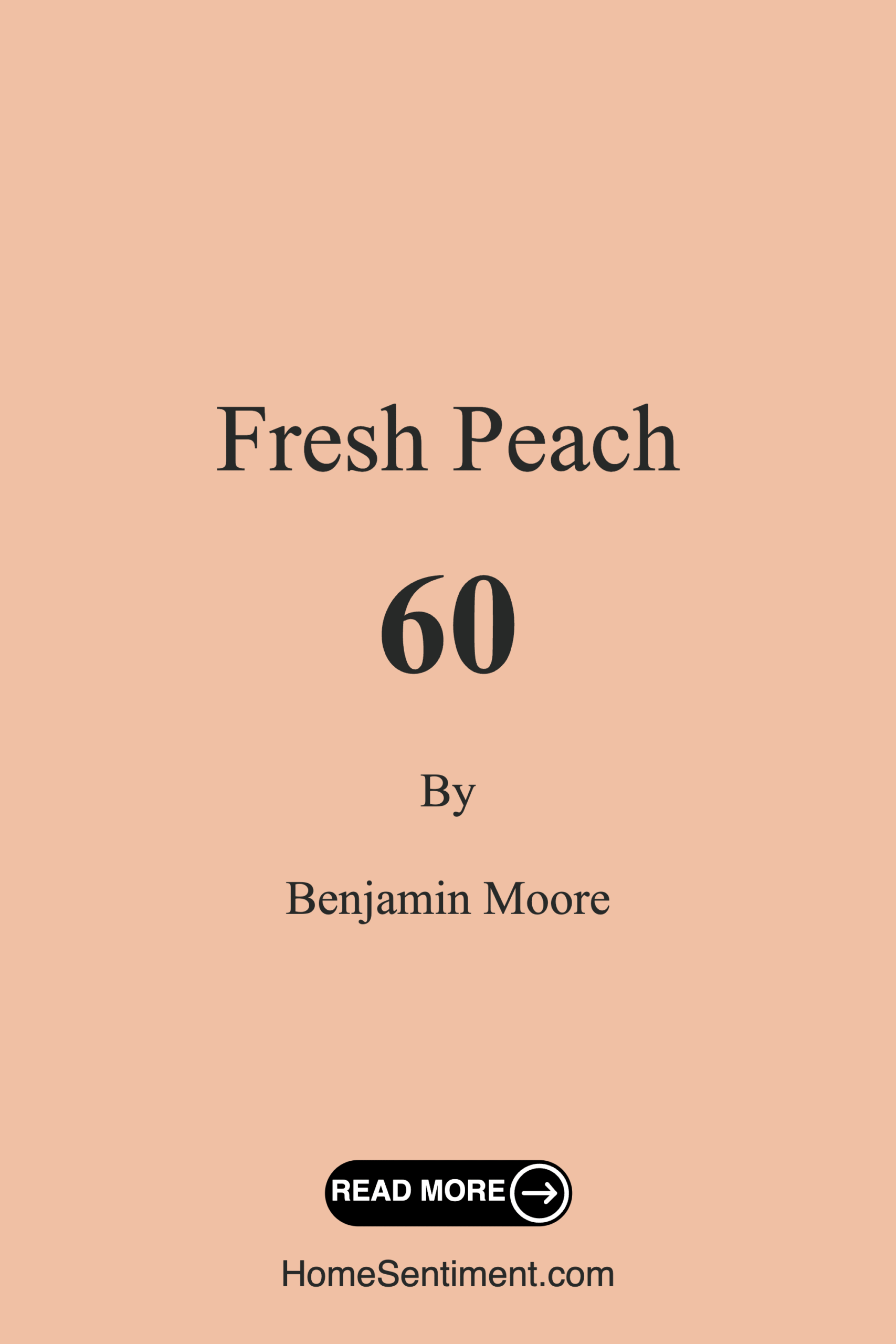 Fresh Peach 60 by Benjamin Moore