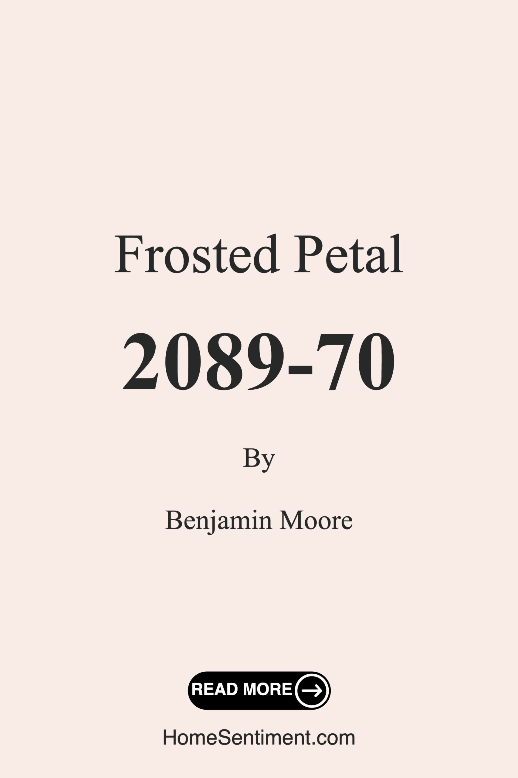 Frosted Petal 2089-70 by Benjamin Moore