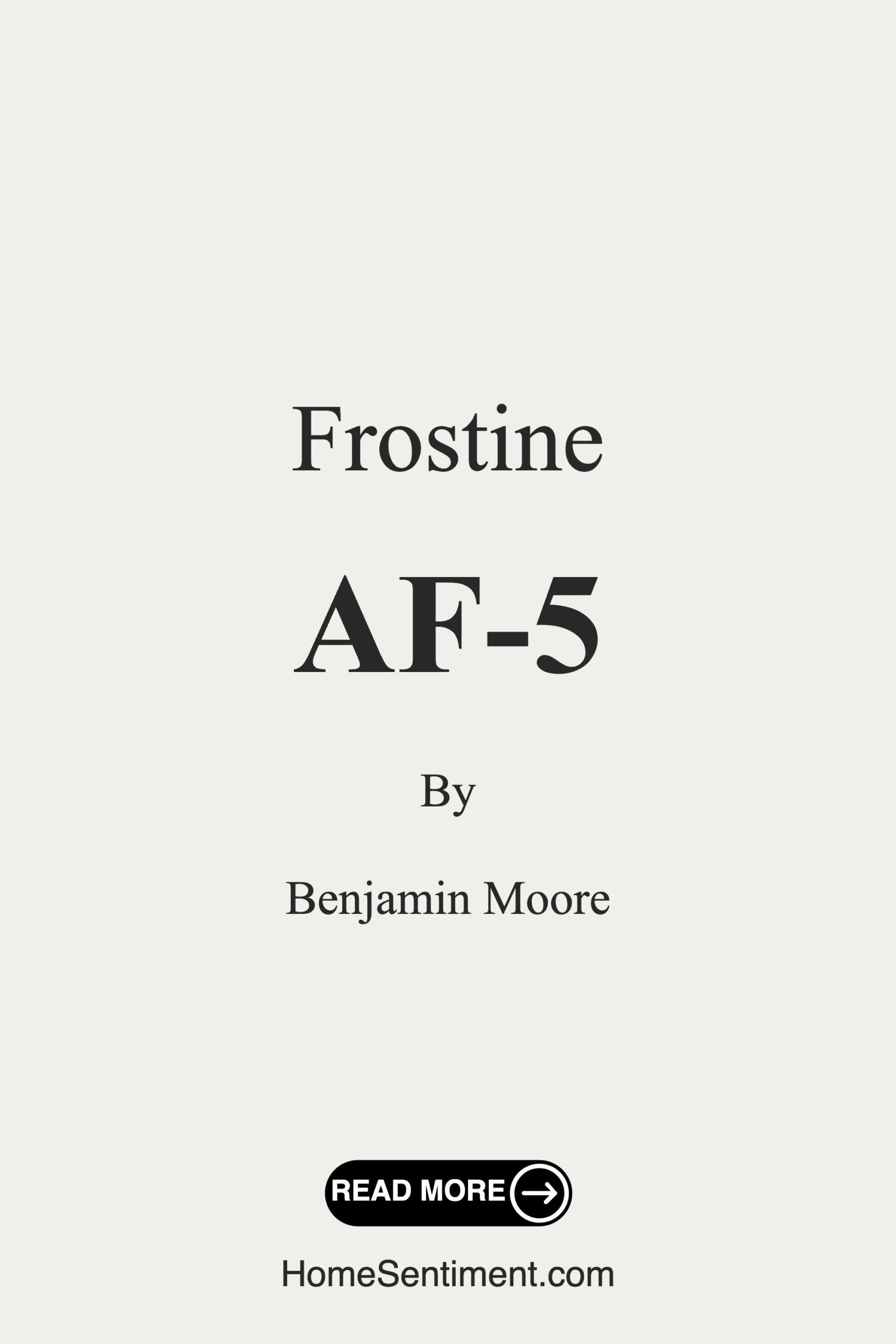 Frostine AF-5 by Benjamin Moore