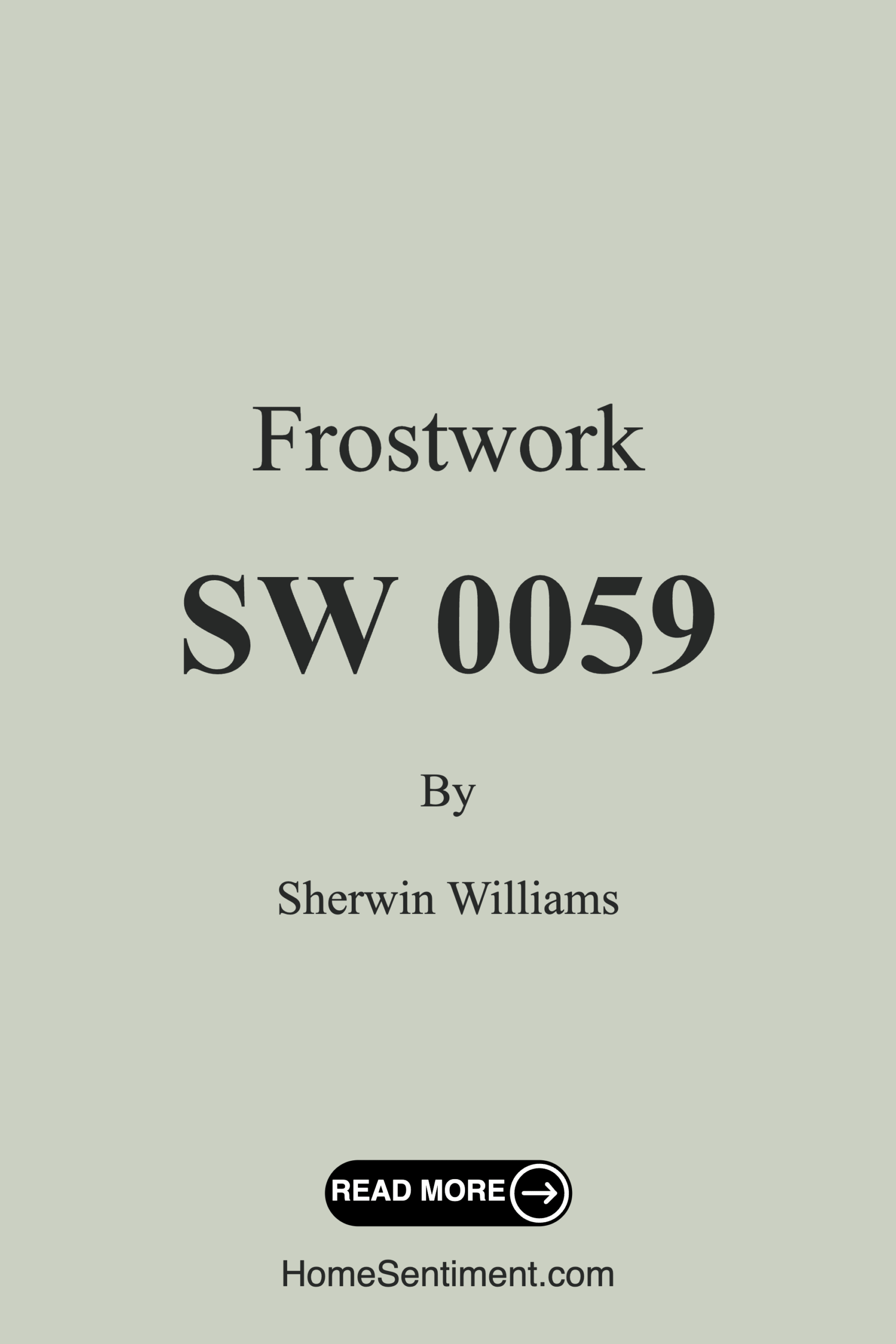Frostwork SW 0059 by Sherwin Williams