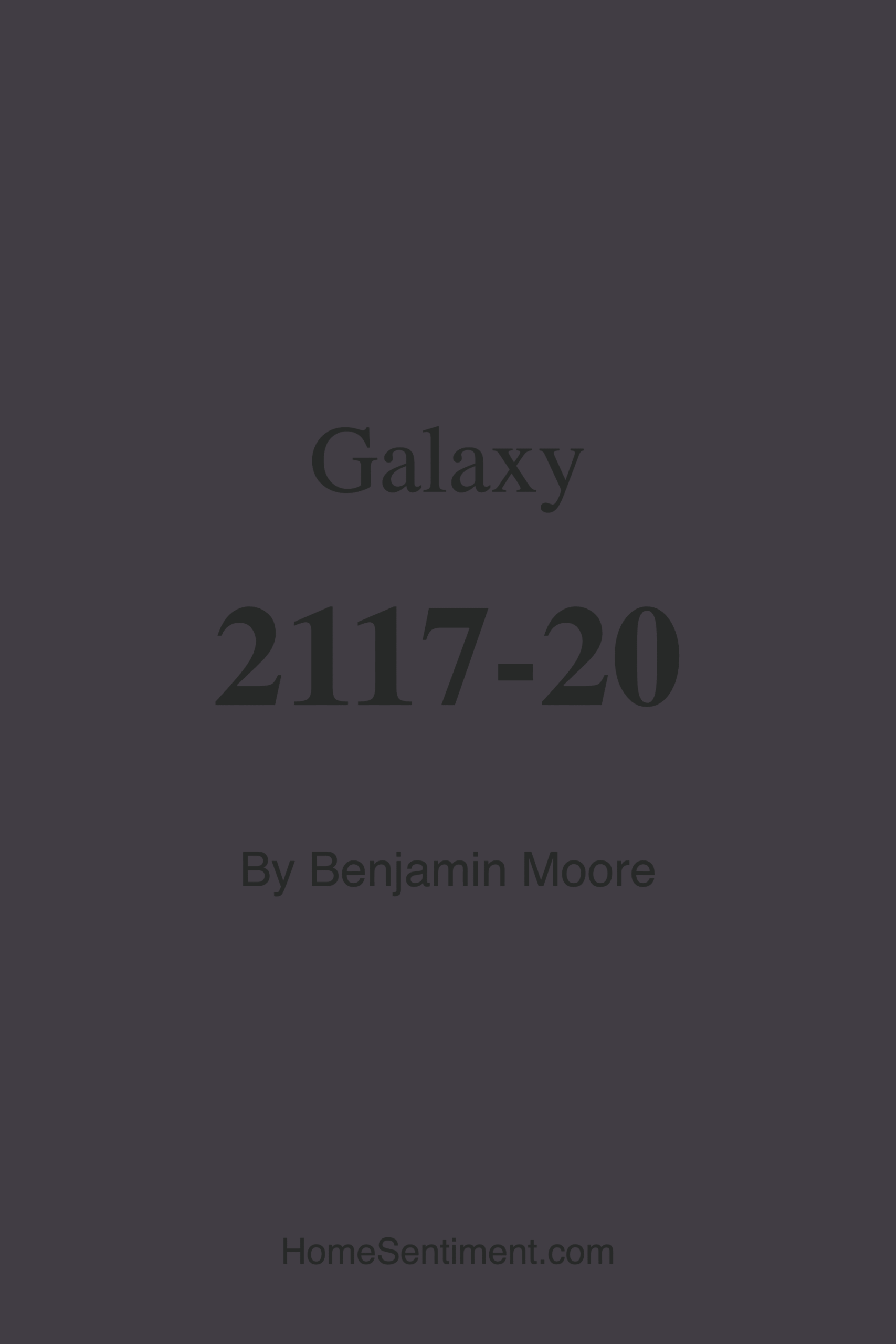 Galaxy 2117-20 by Benjamin Moore