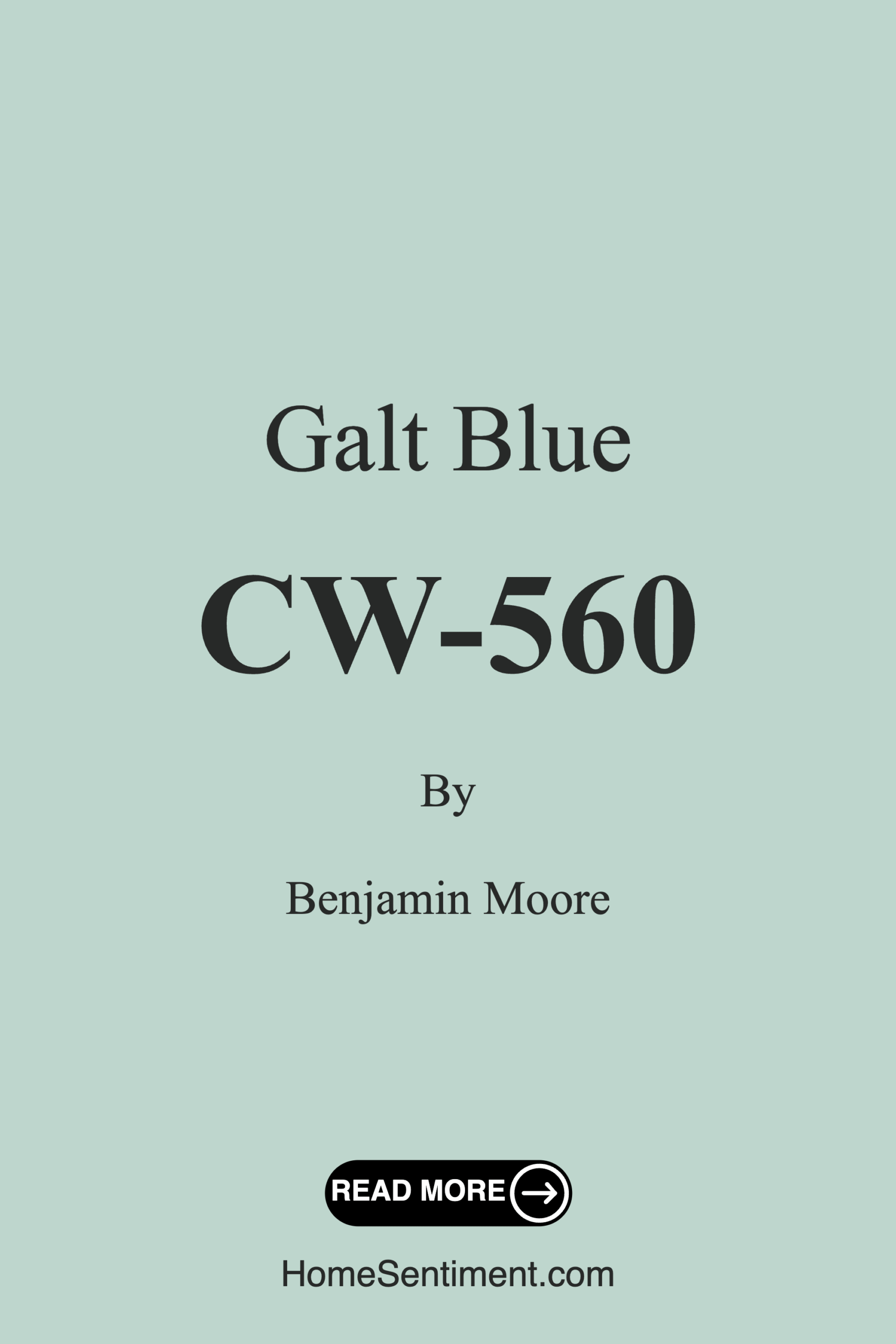 Galt Blue CW-560 by Benjamin Moore
