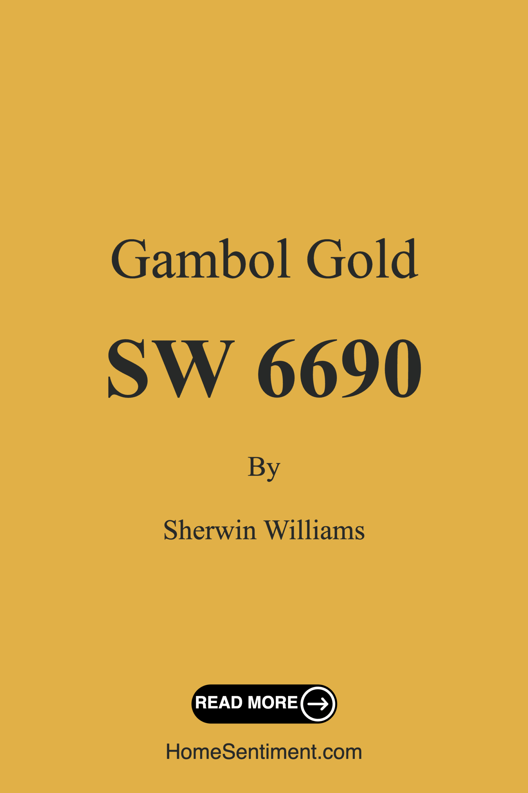 Gambol Gold SW 6690 by Sherwin Williams