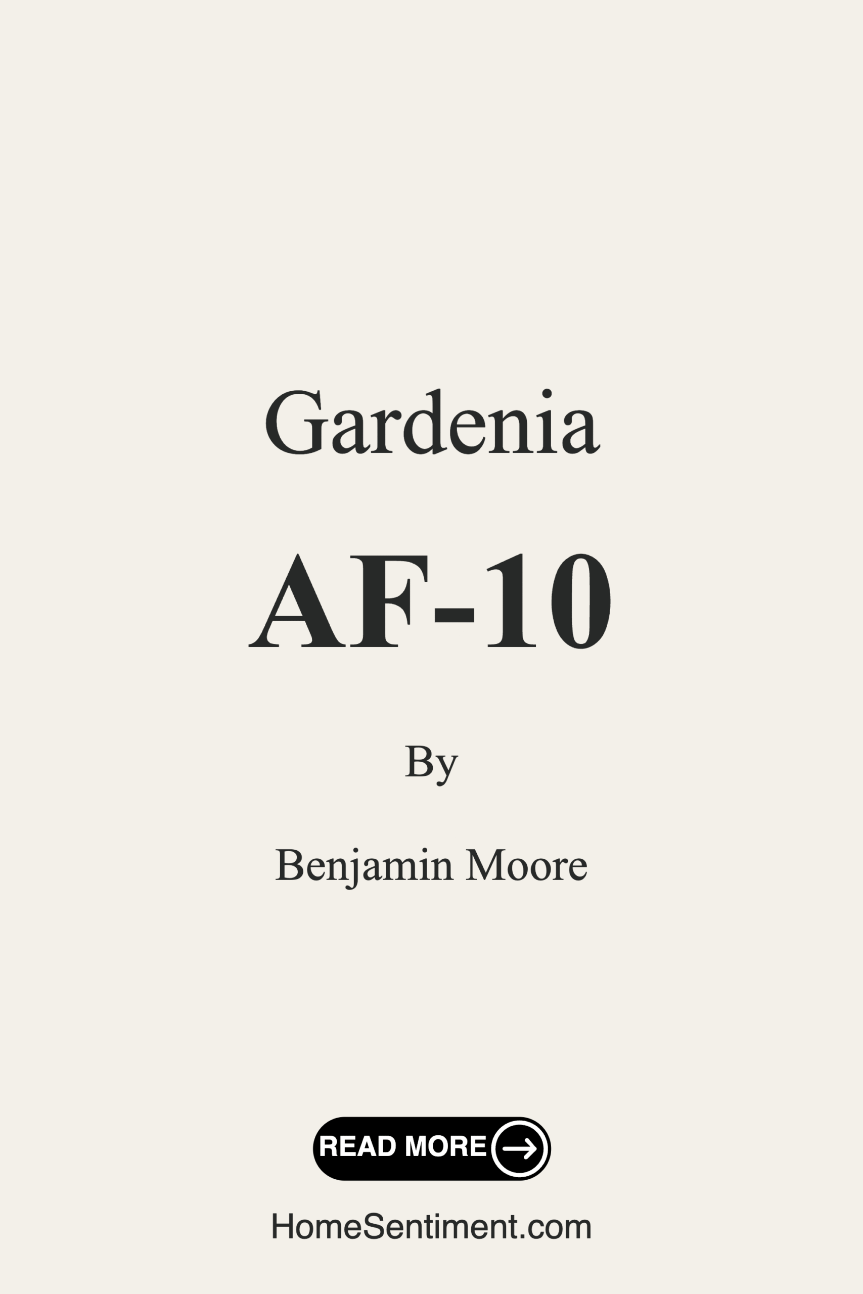 Gardenia AF-10 by Benjamin Moore