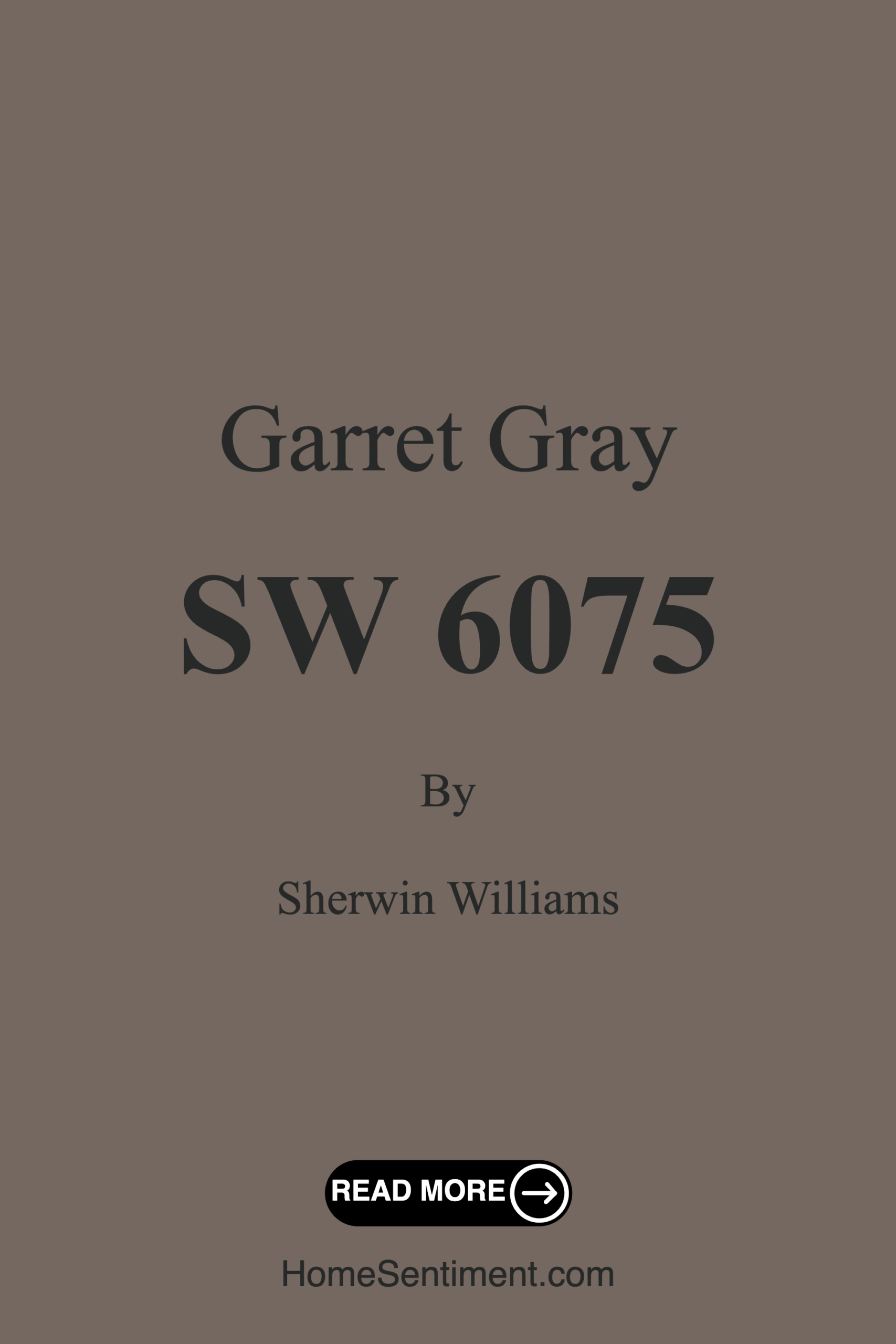 Garret Gray SW 6075 by Sherwin Williams