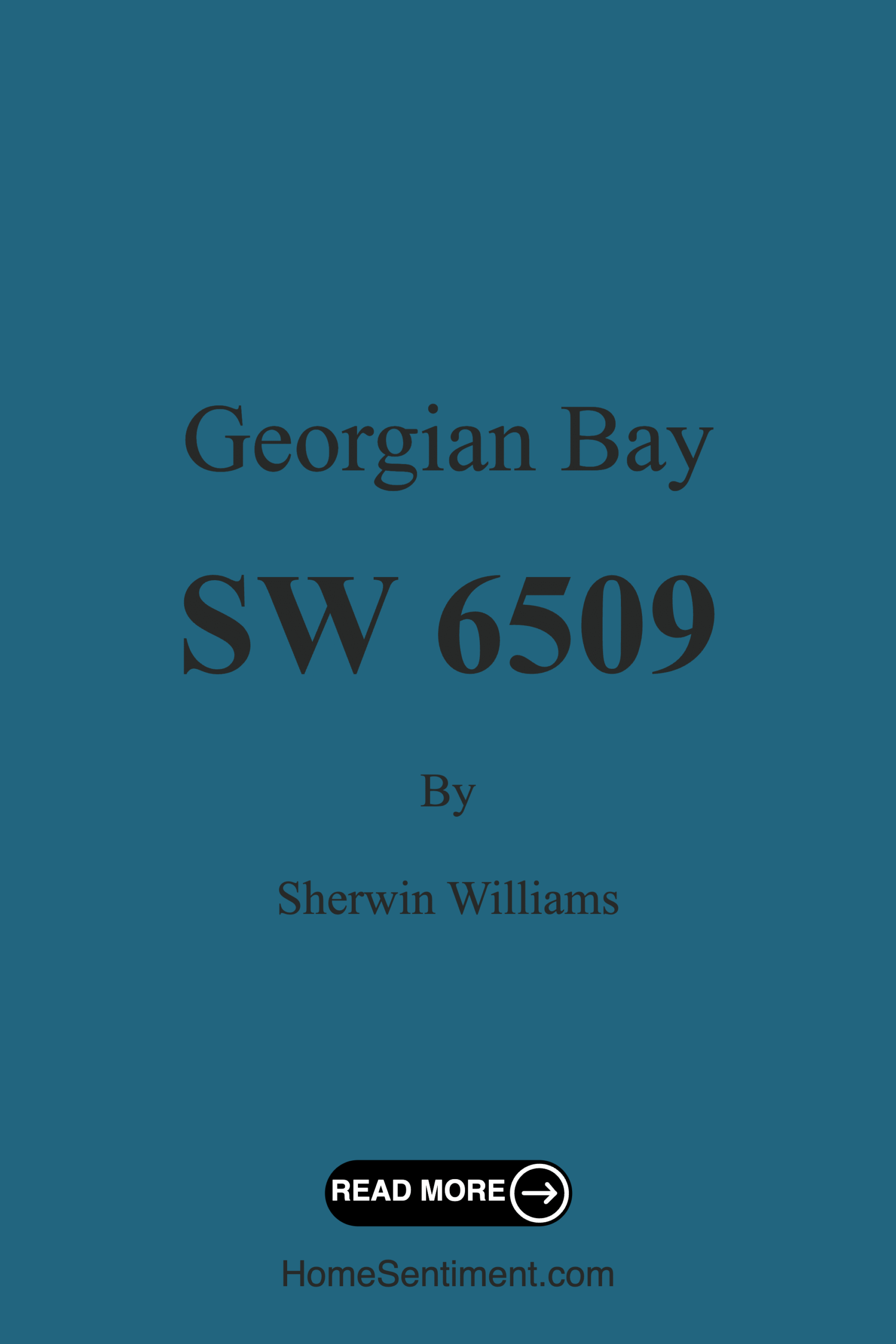 Georgian Bay SW 6509 by Sherwin Williams
