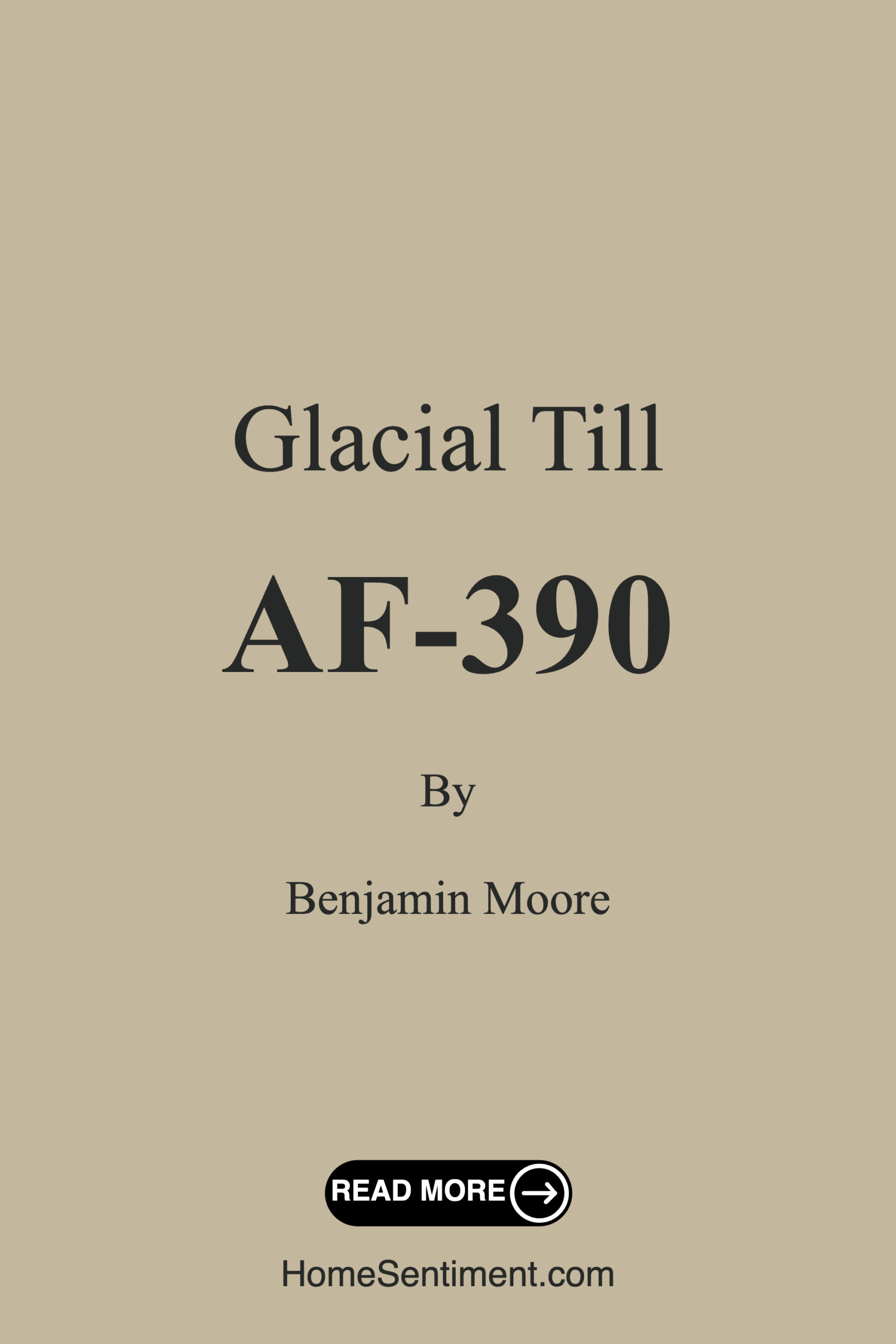 Glacial Till AF-390 by Benjamin Moore