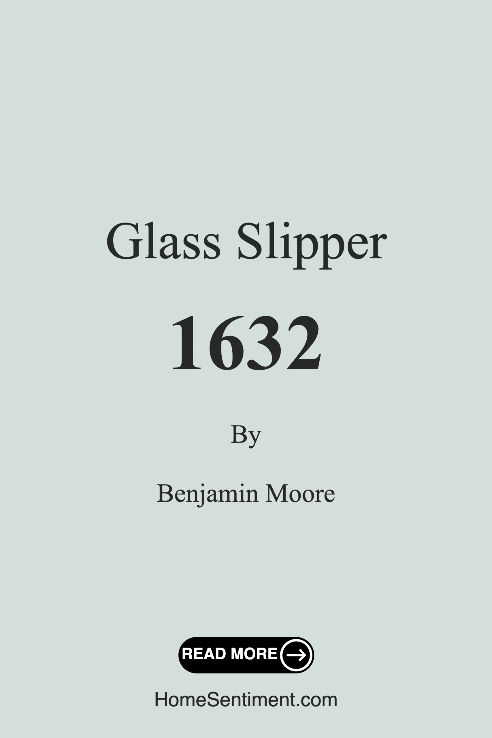 Glass Slipper 1632 by Benjamin Moore