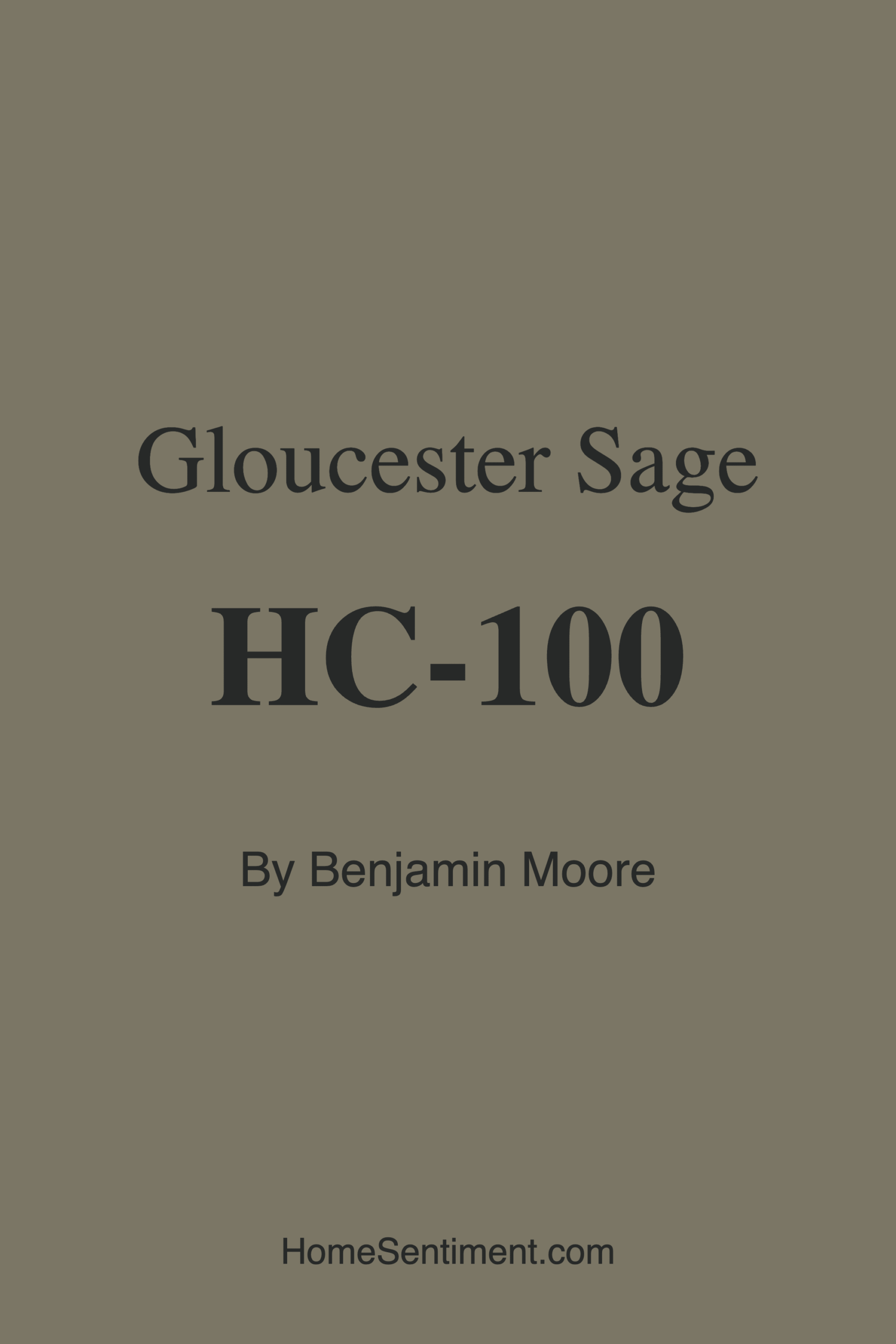 Gloucester Sage HC-100 by Benjamin Moore
