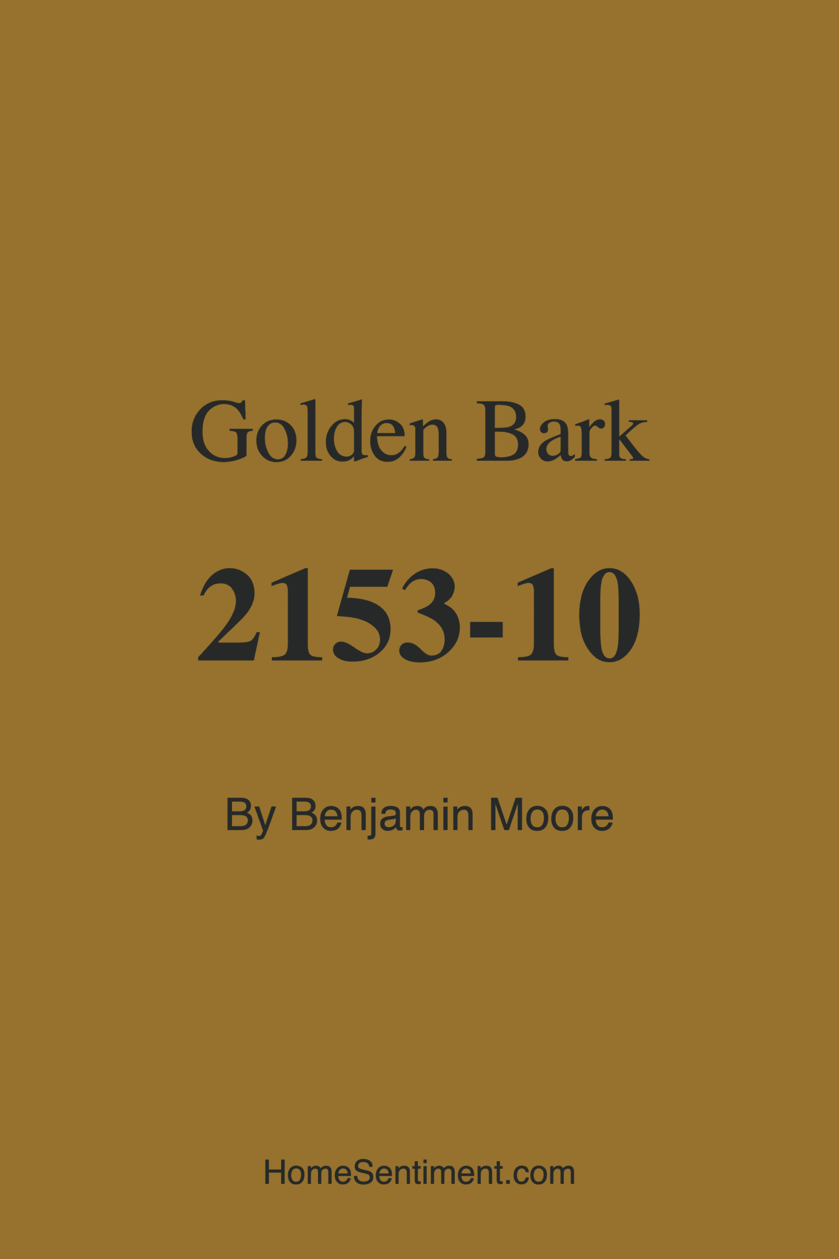 Golden Bark 2153-10 by Benjamin Moore
