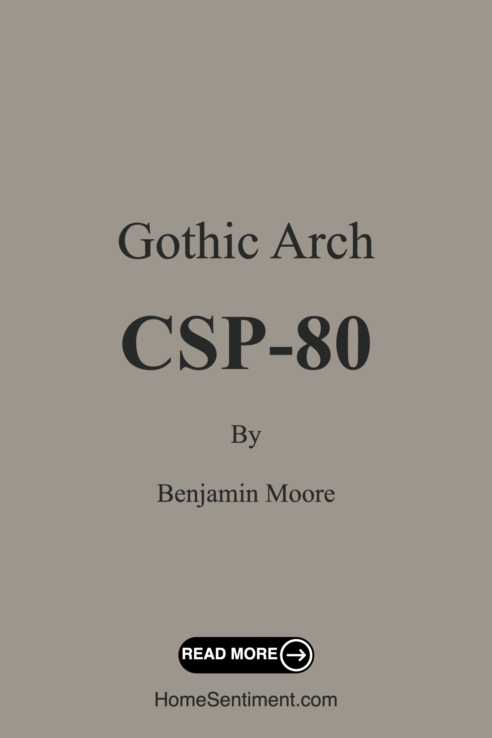 Gothic Arch CSP-80 by Benjamin Moore
