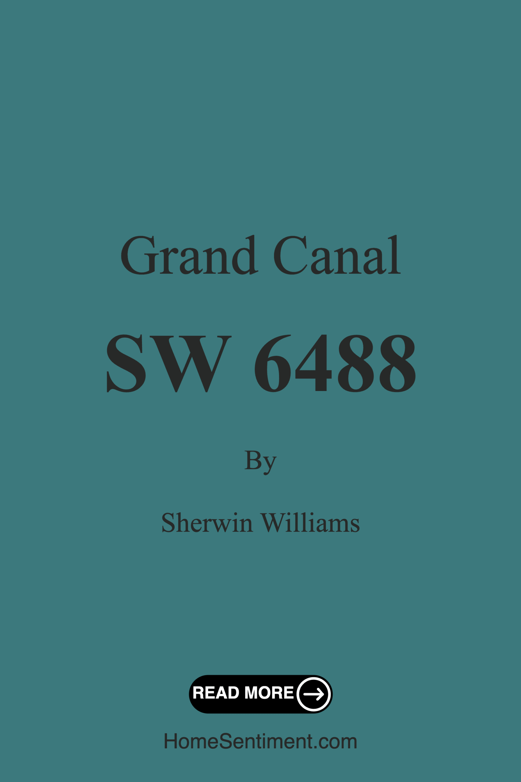 Grand Canal SW 6488 by Sherwin Williams