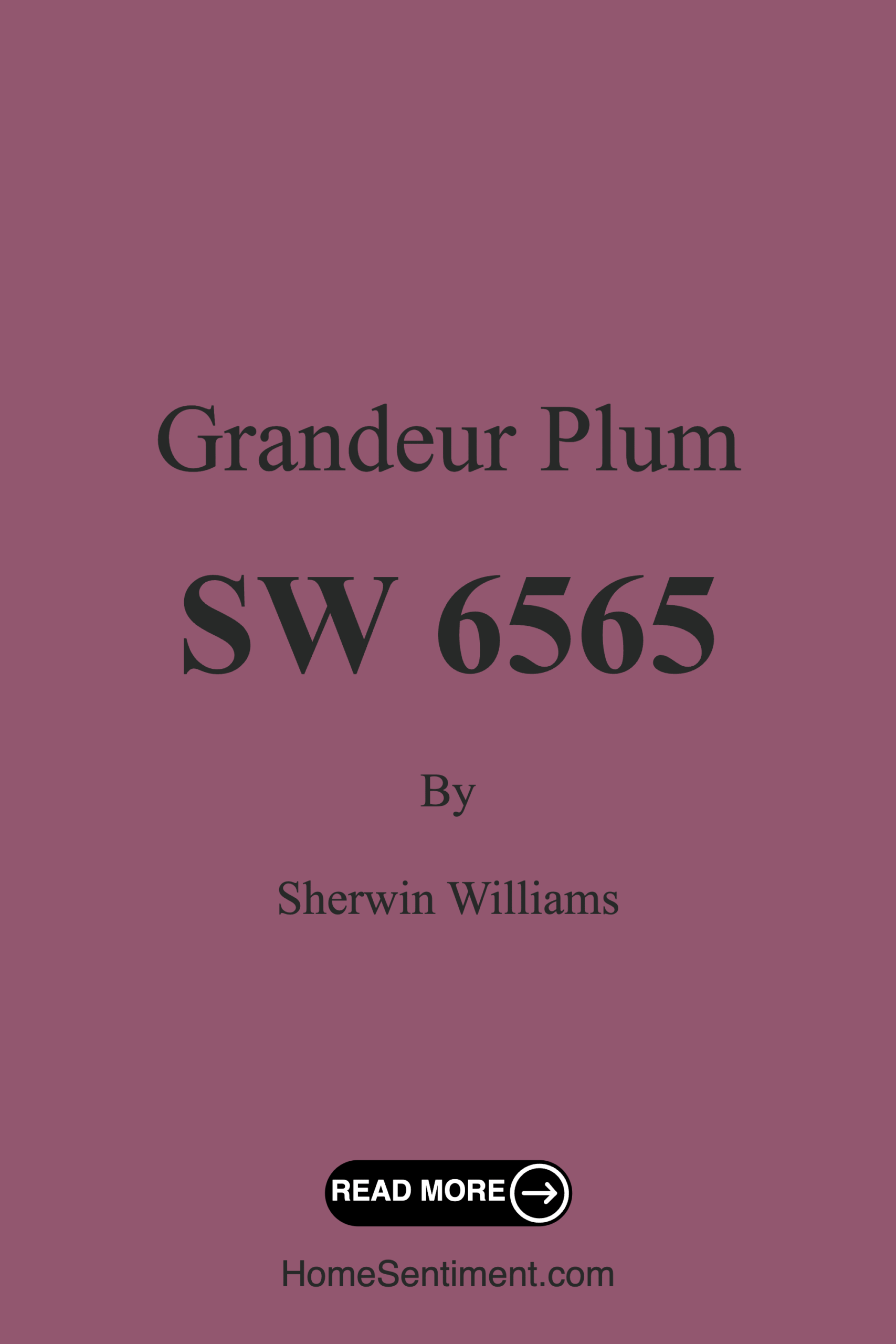 Grandeur Plum SW 6565 by Sherwin Williams