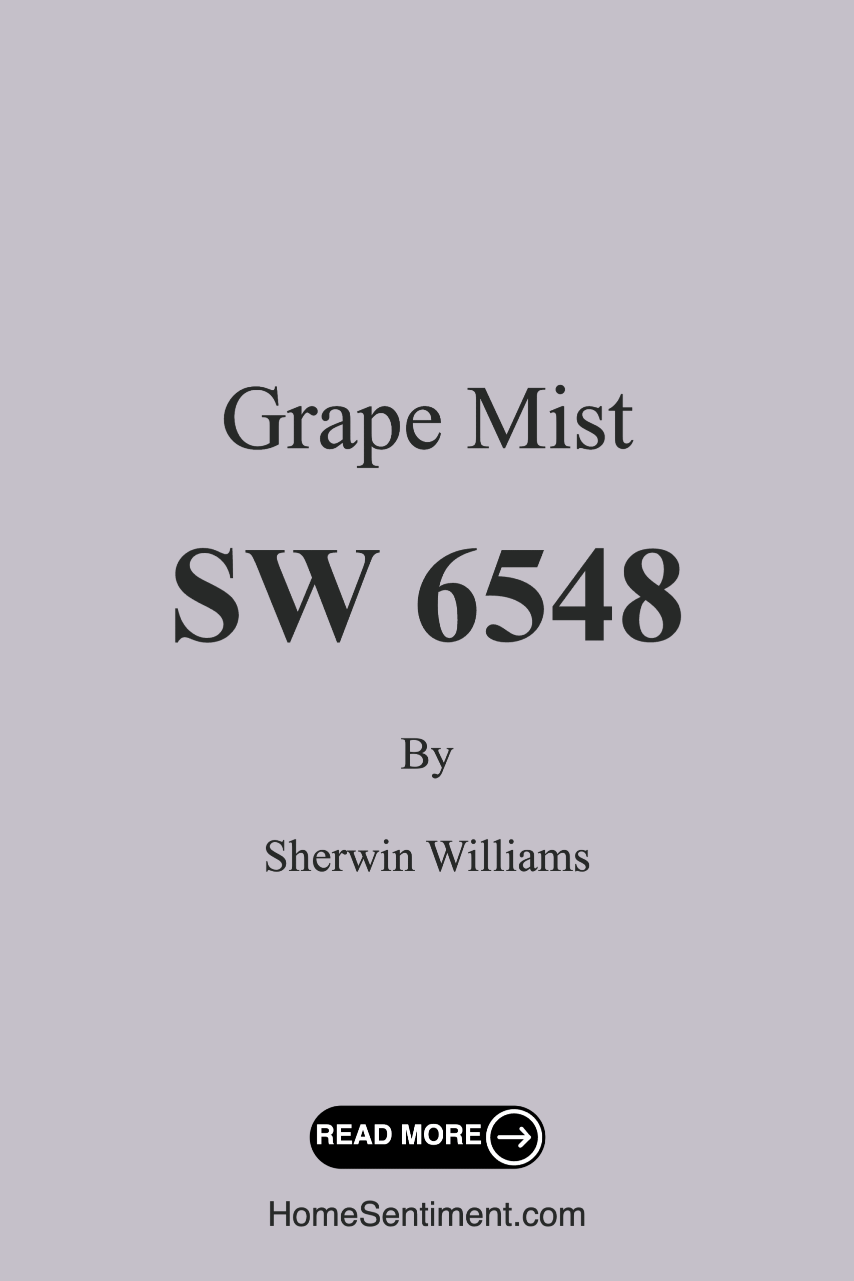 Grape Mist SW 6548 by Sherwin Williams