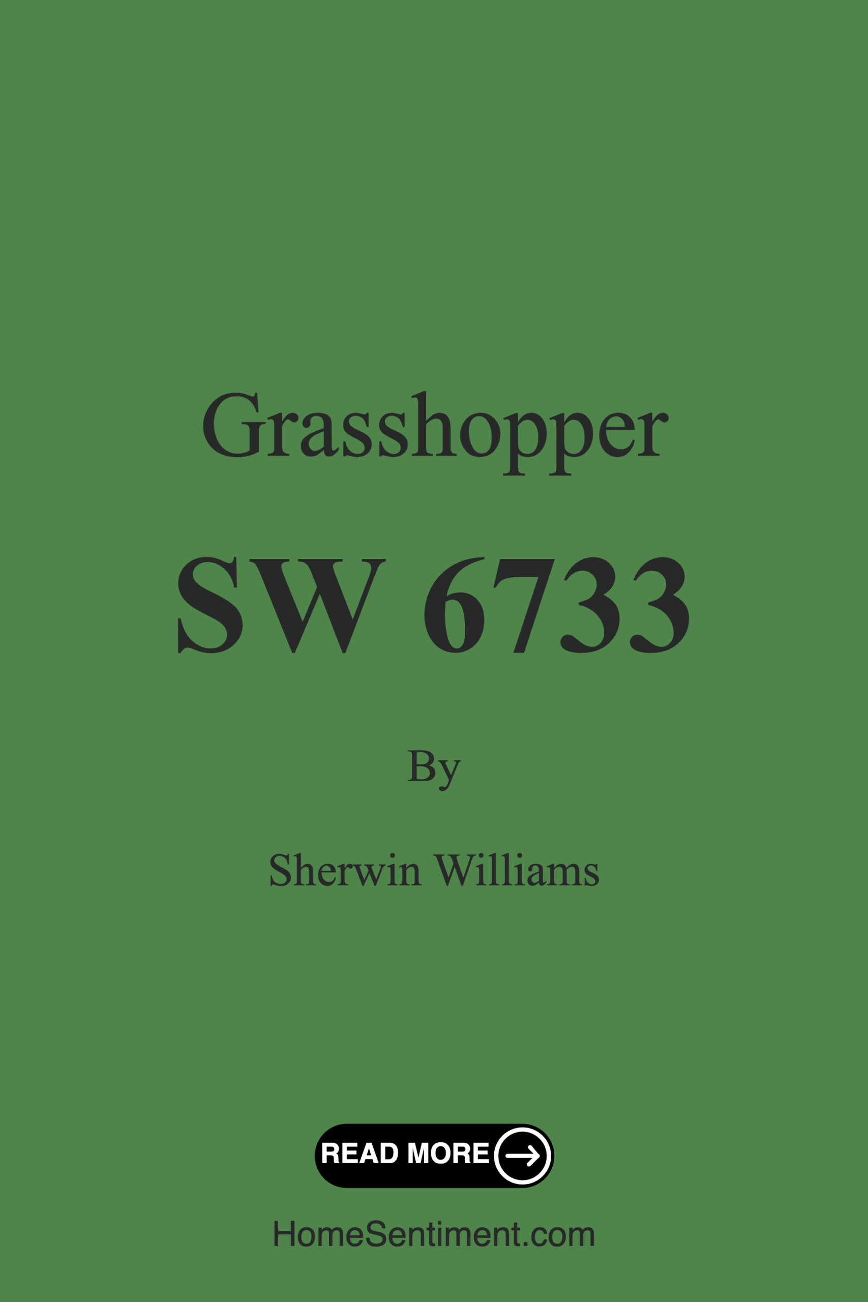 Grasshopper SW 6733 by Sherwin Williams