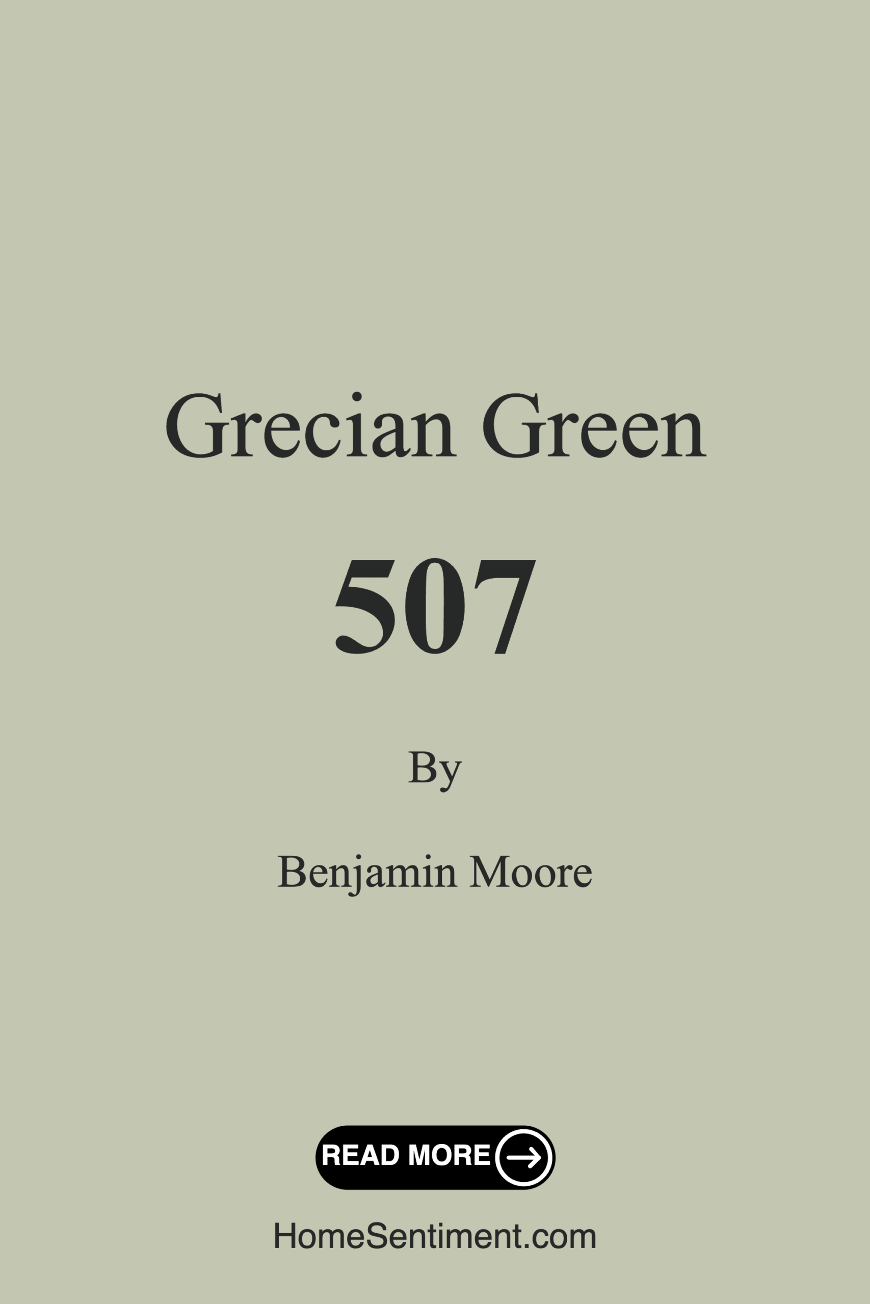 Grecian Green 507 by Benjamin Moore