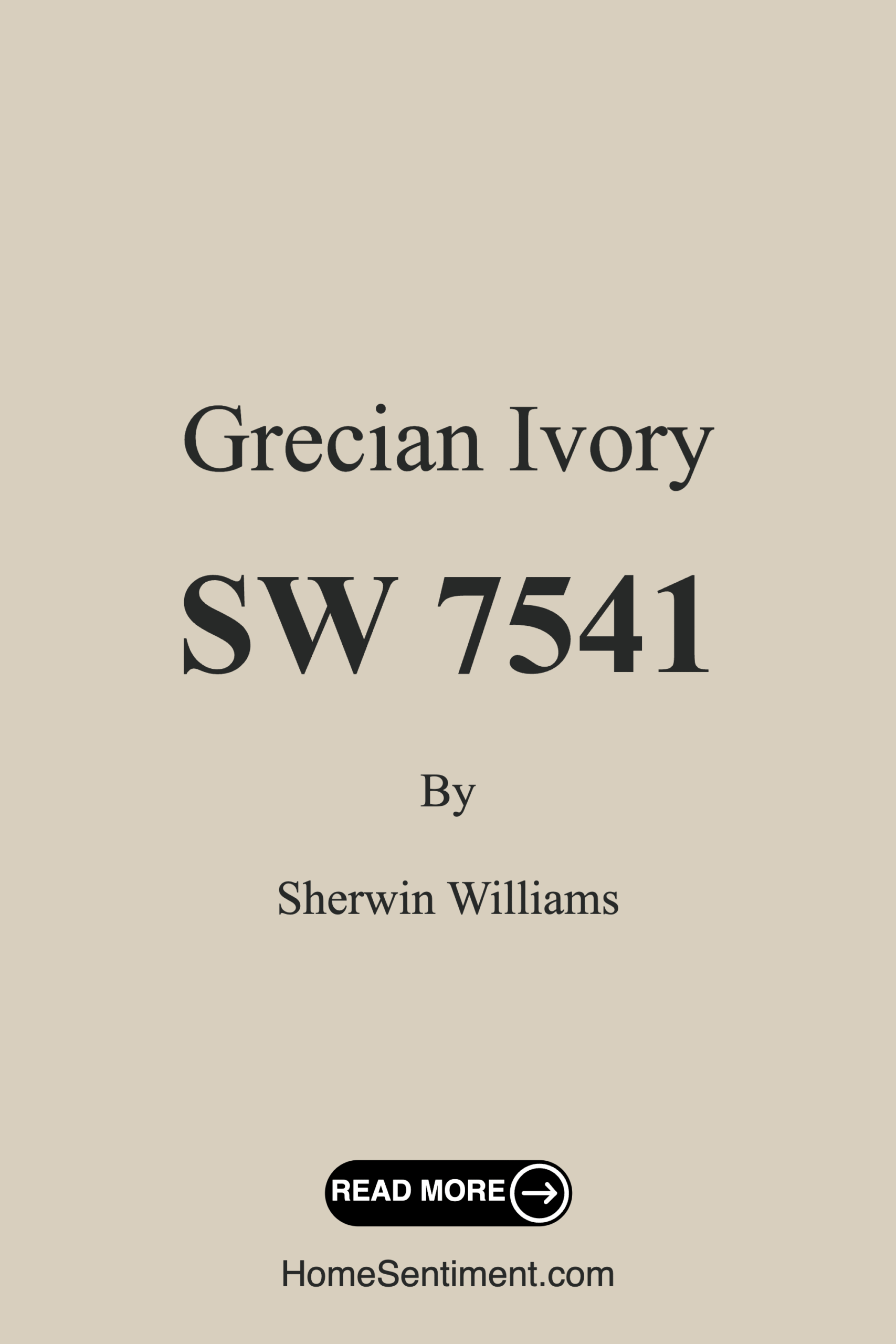Grecian Ivory SW 7541 by Sherwin Williams