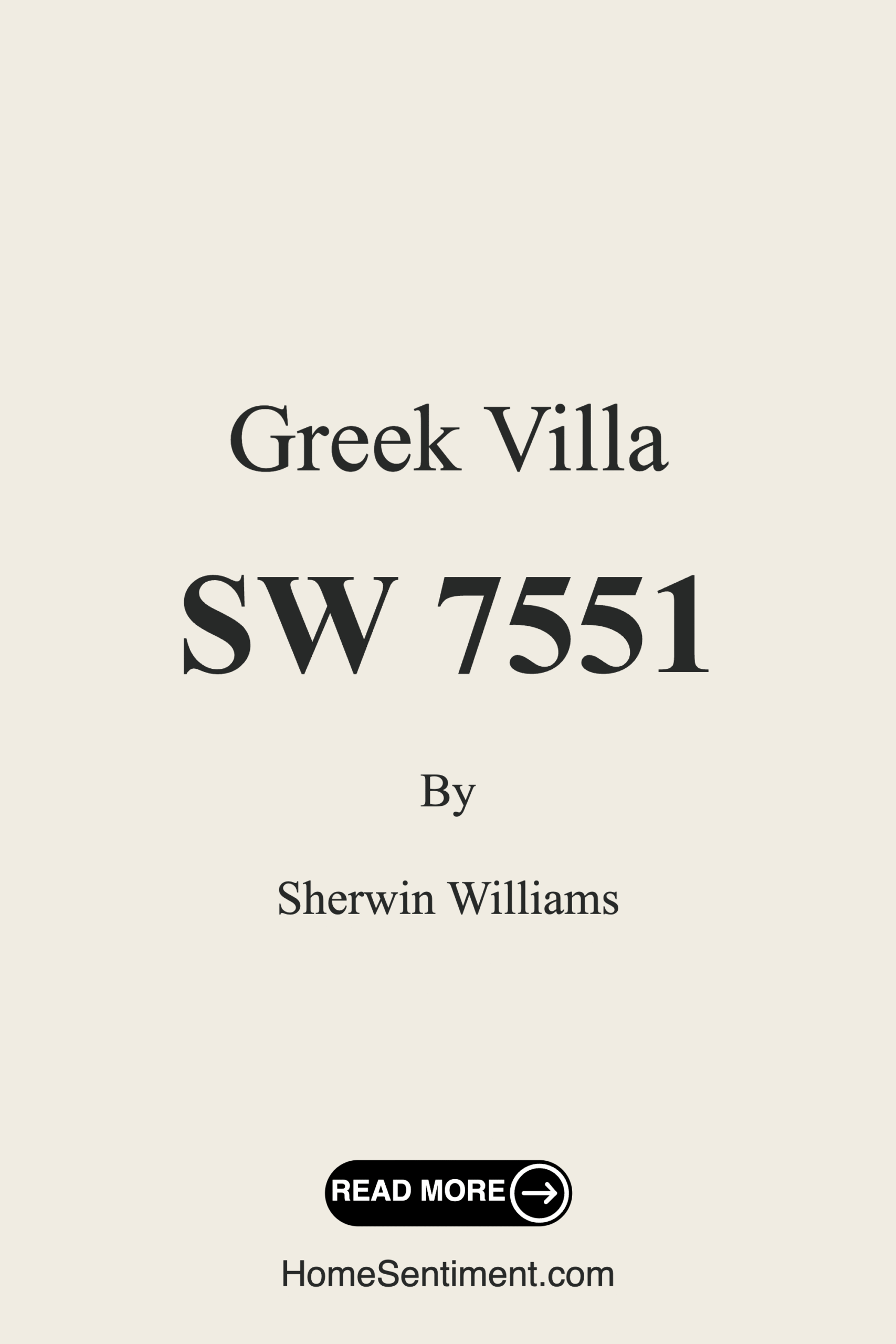 Greek Villa SW 7551 by Sherwin Williams