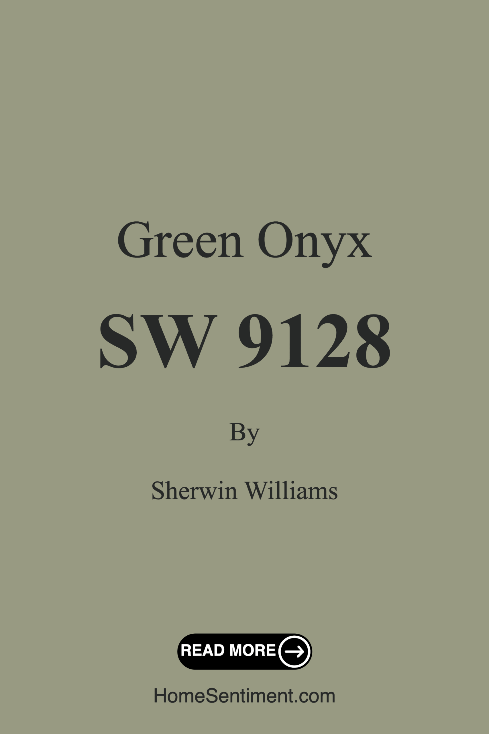 Green Onyx SW 9128 by Sherwin Williams